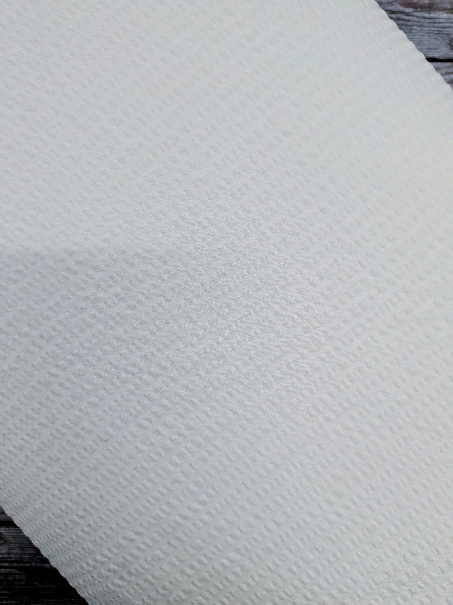 White Cotton Seersucker