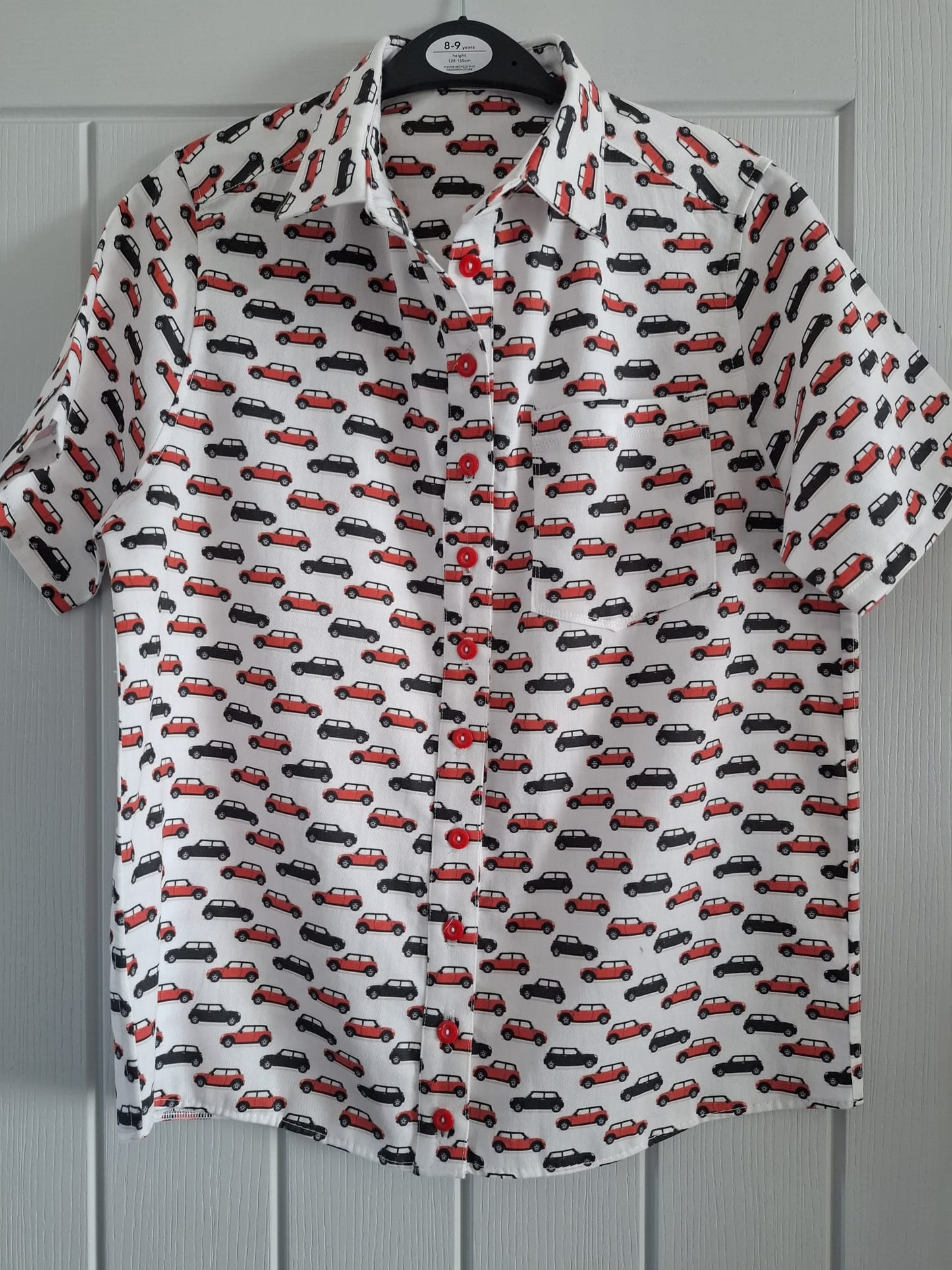 Black Car, Red Car Cotton