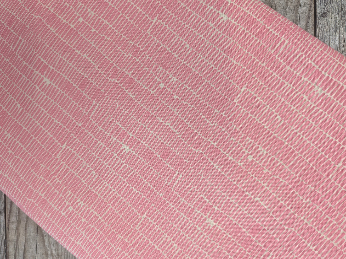 Pink Geo Stripes Cotton