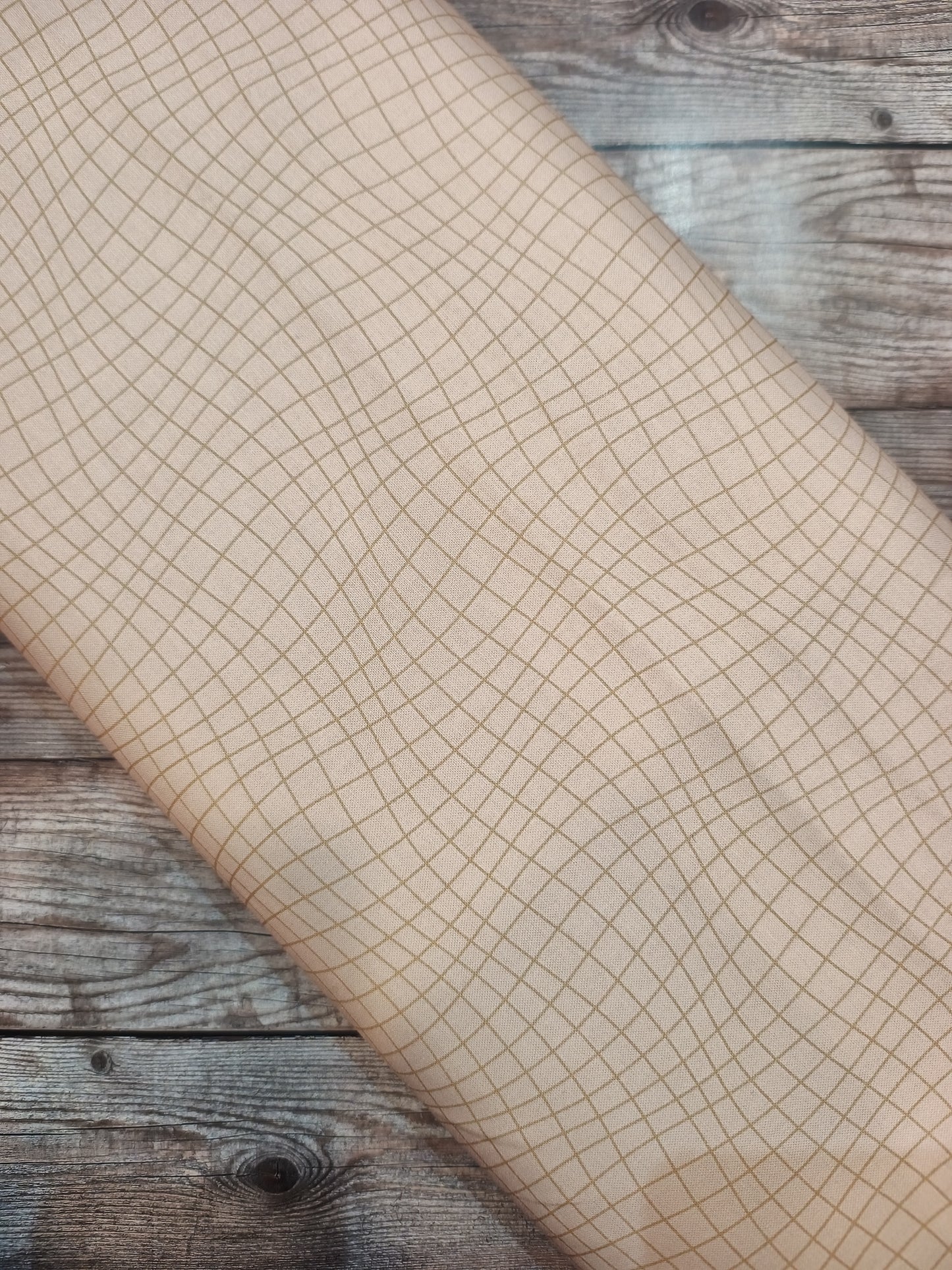 Beige Crisscross Blender Cotton