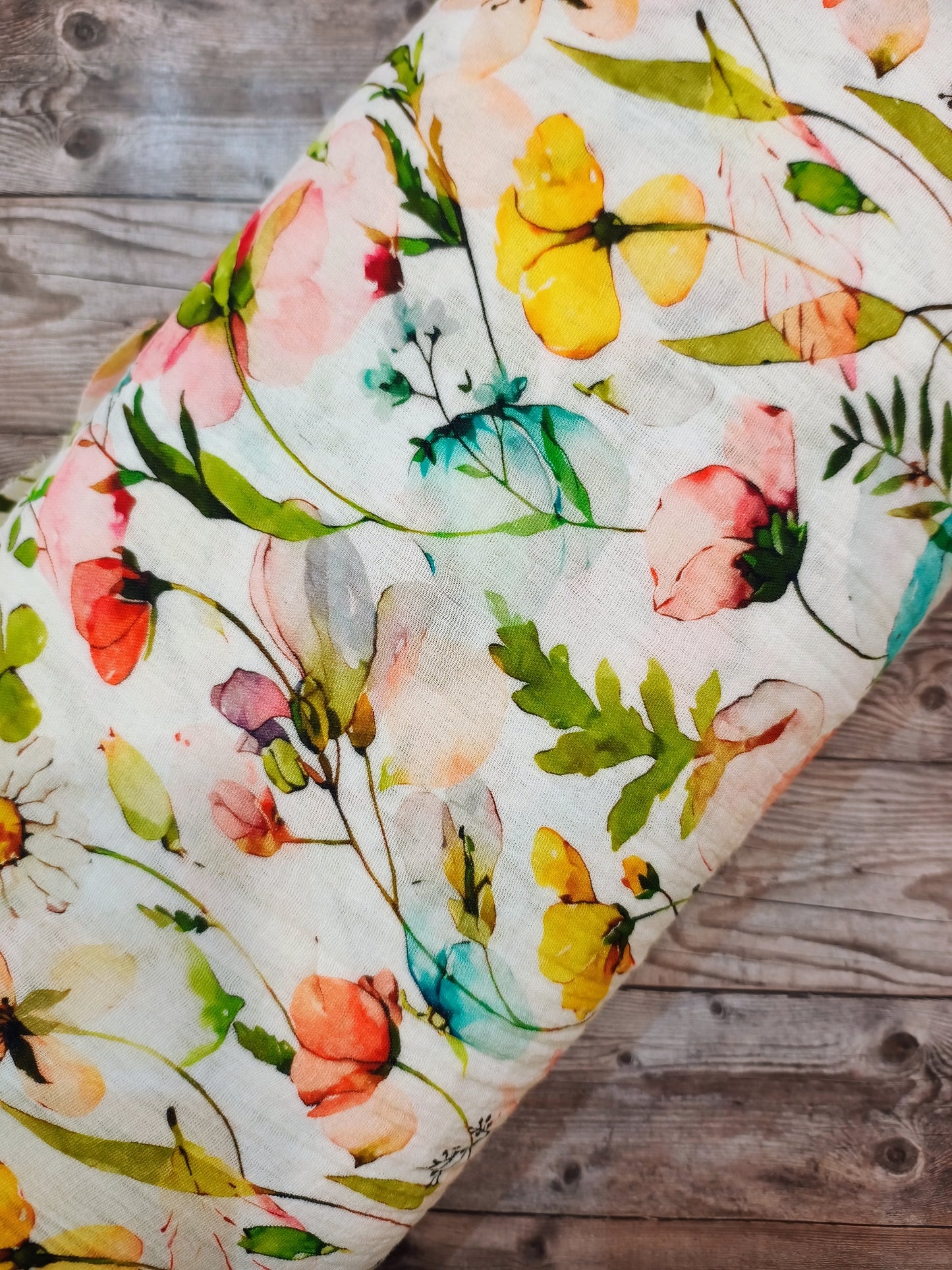 Troyes Floral Double Gauze