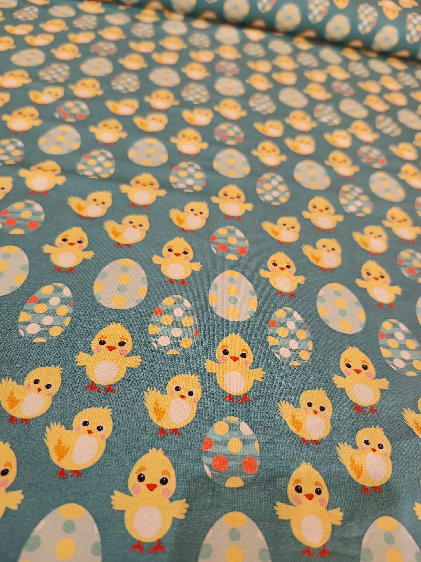 Easter Chick Cotton Jersey