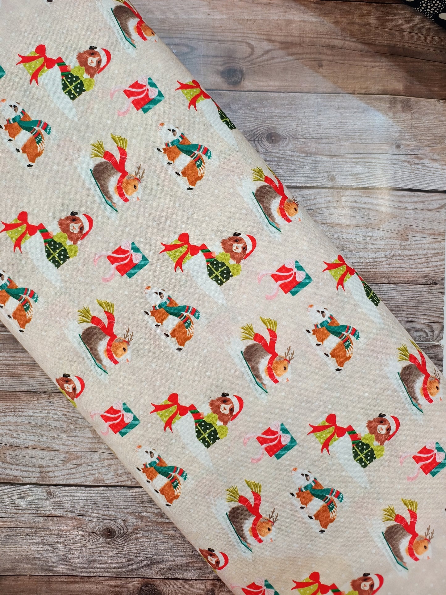 Guinea Pig Christmas Cotton