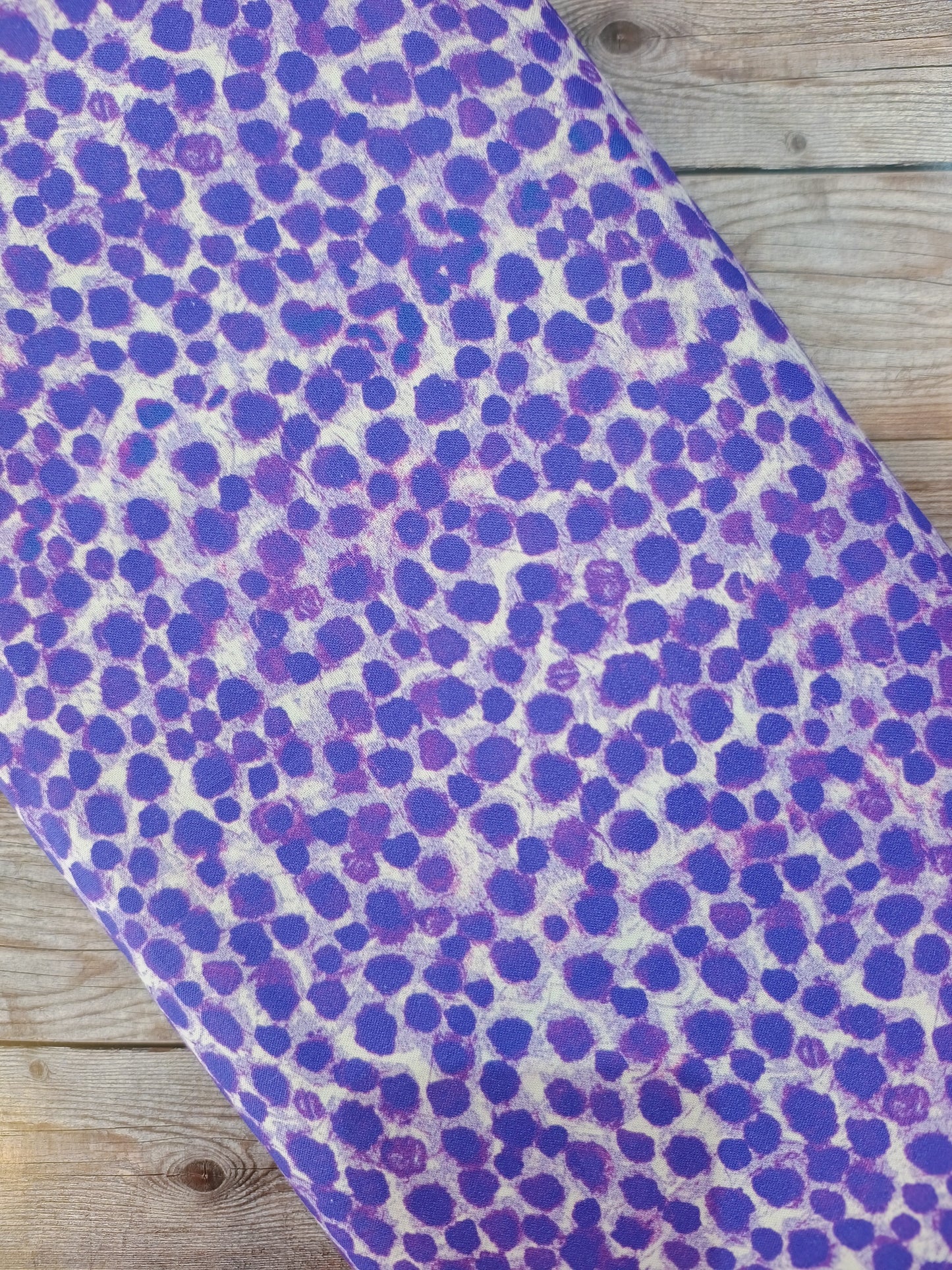 Purple Spots Cotton
