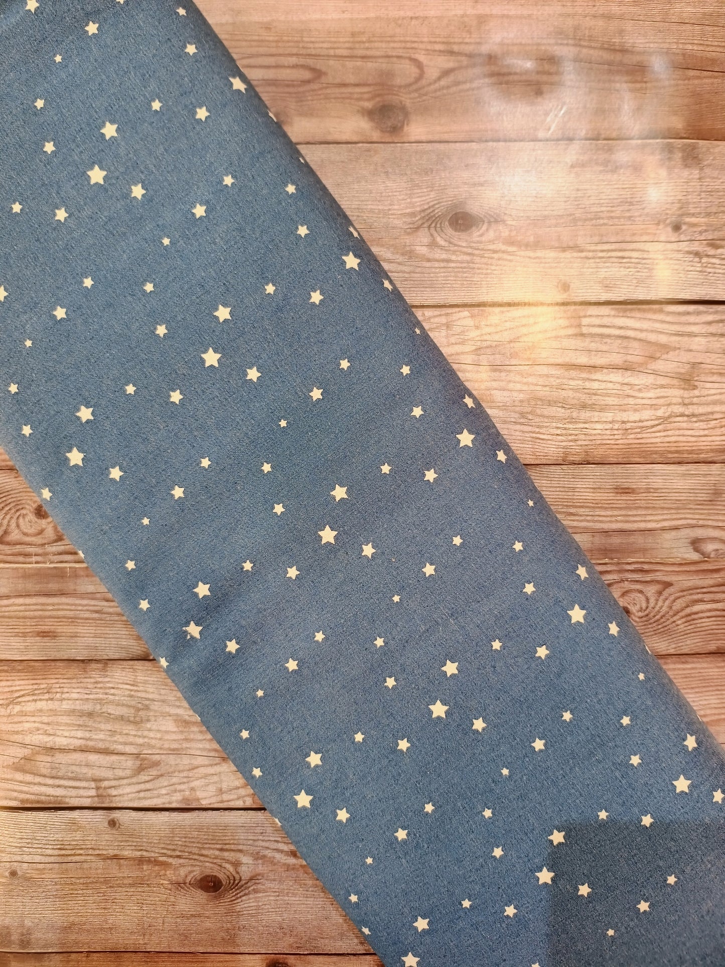 Cotton Chambray Stars