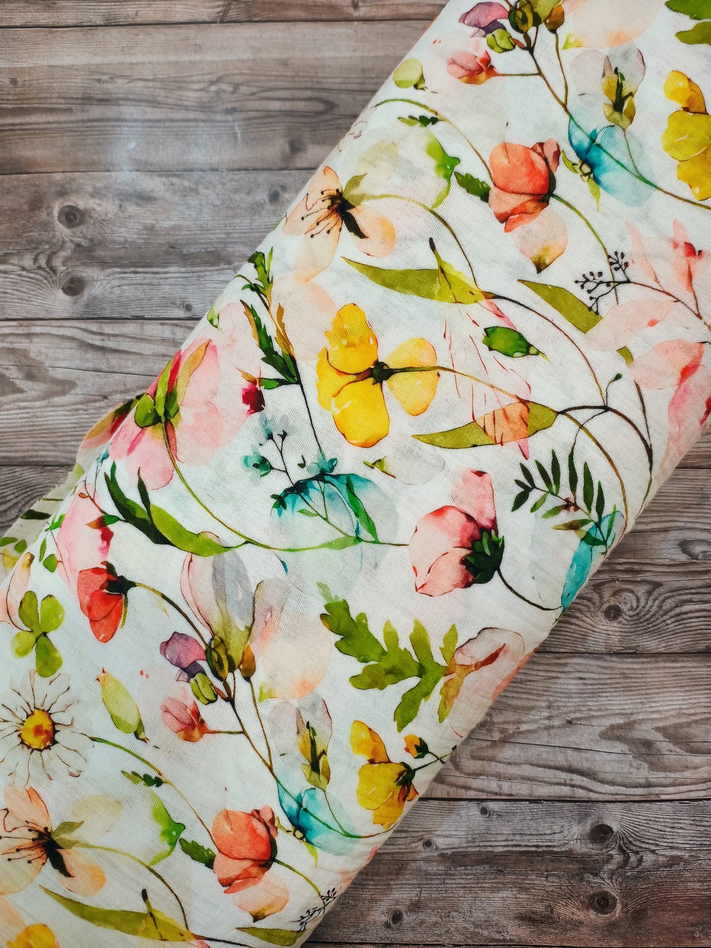 Troyes Floral Double Gauze