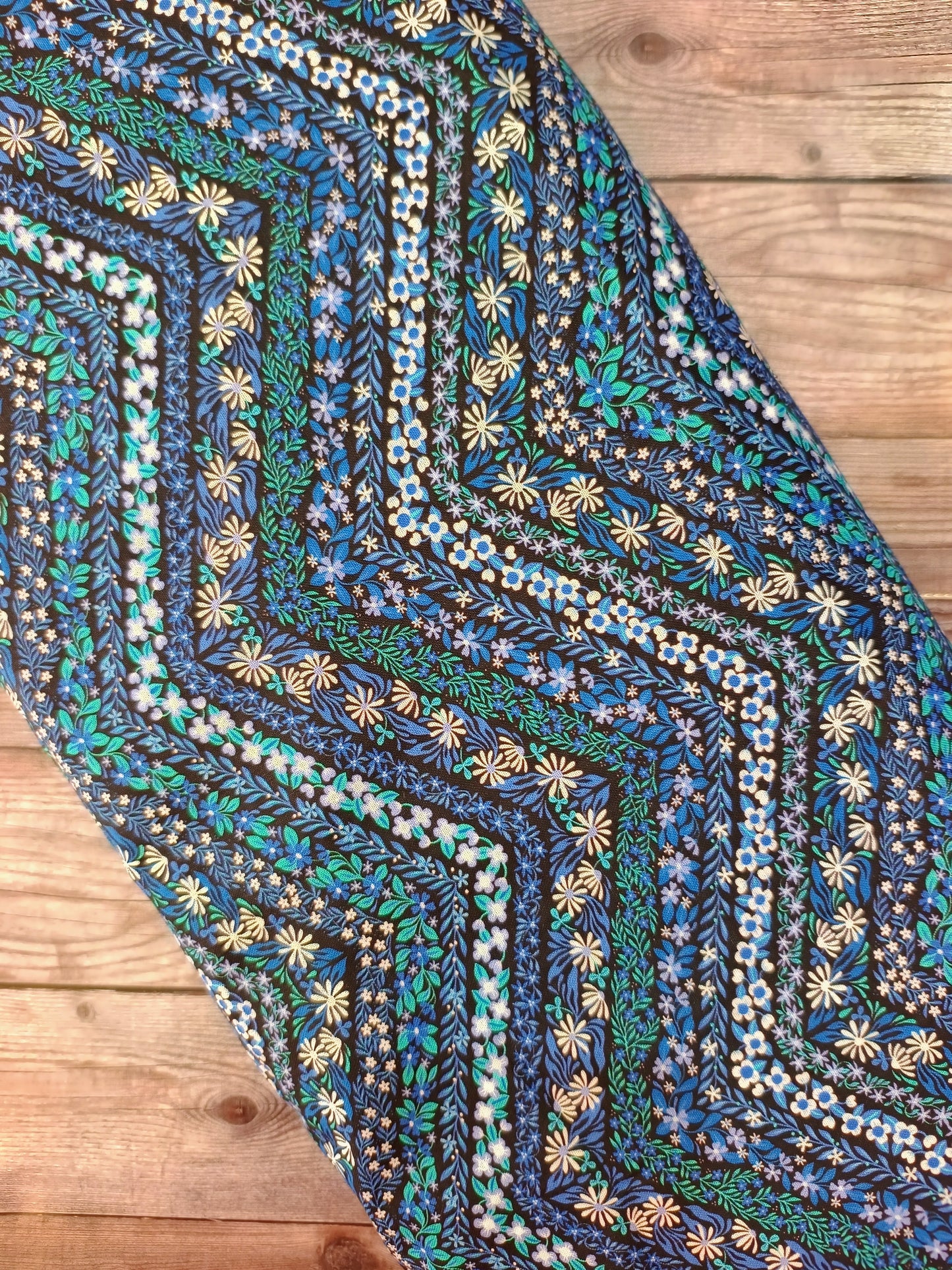 Floral Chevron Cotton