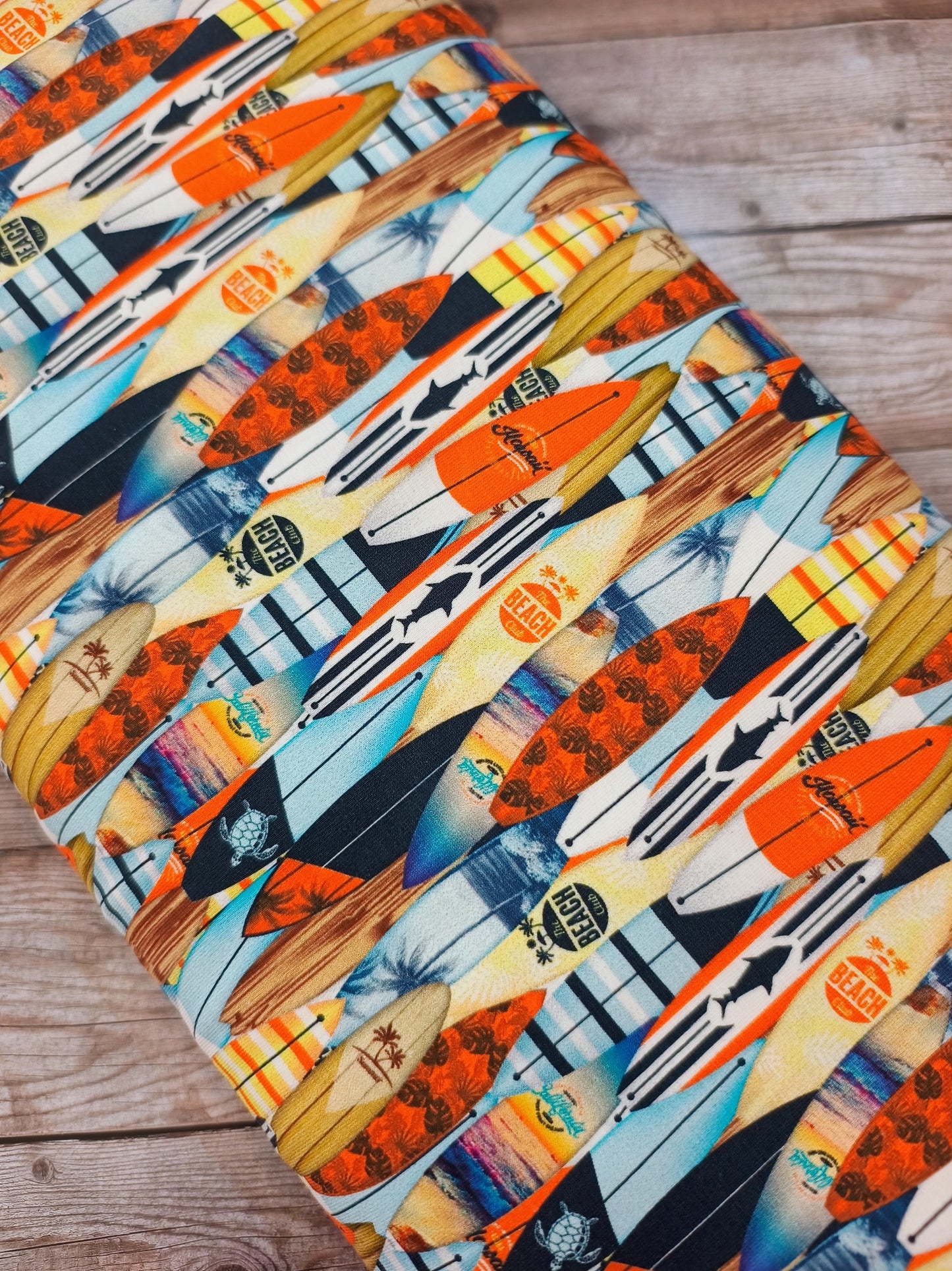 Let's Surf Cotton Jersey