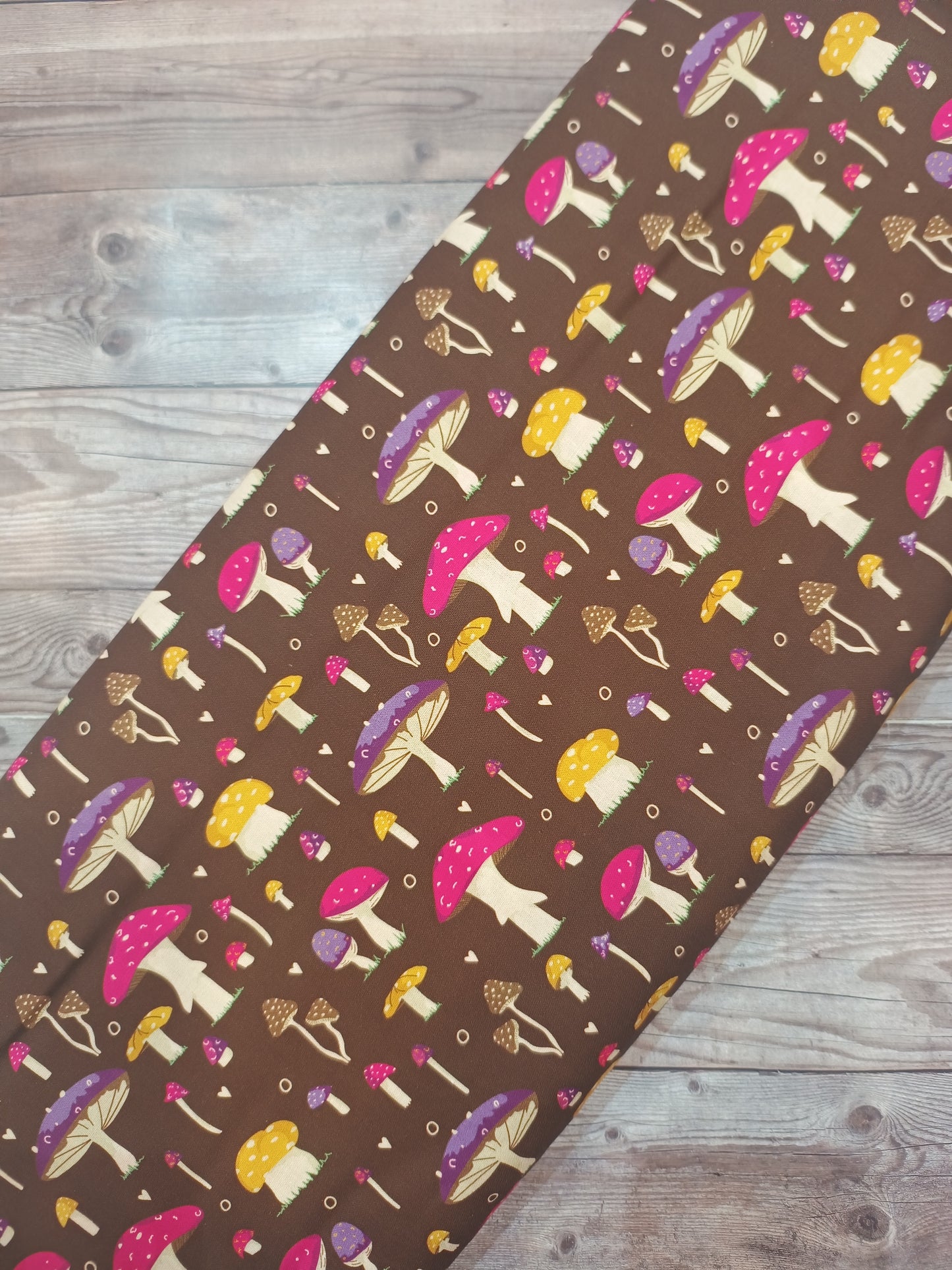 Kims Forest Journal Toadstools Cotton