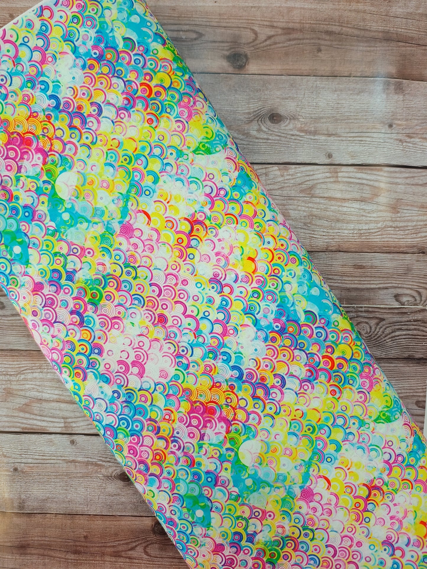 Rainbow Circles Cotton
