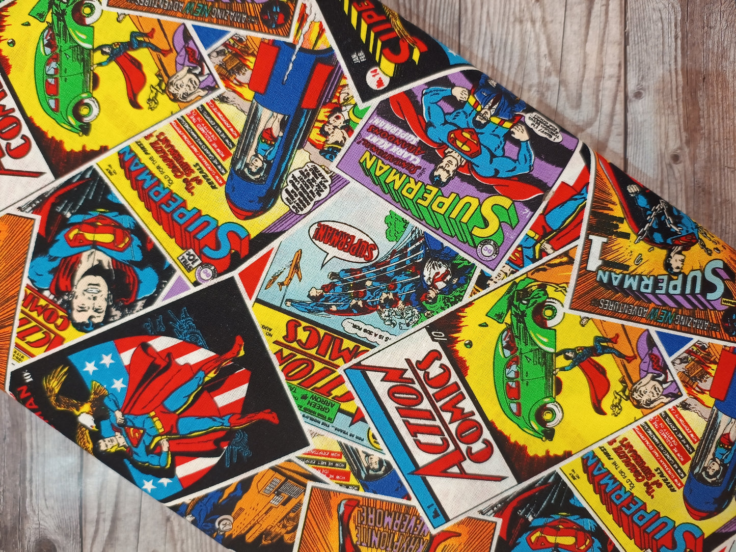 Superman Comic Stack Toss Cotton