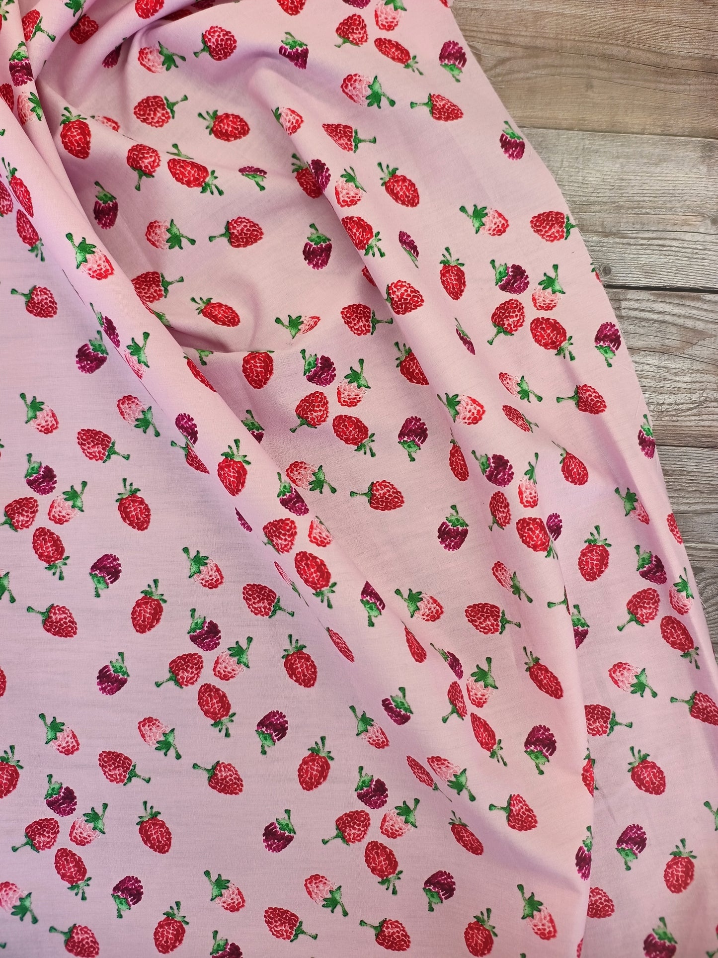 Raspberry Cotton Poplin
