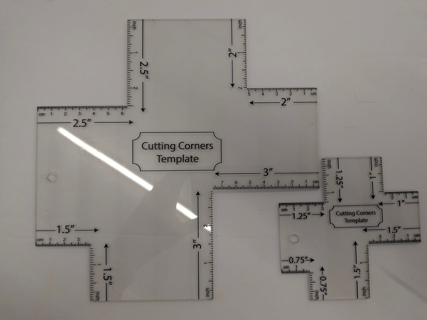 Box Corner Ruler Set