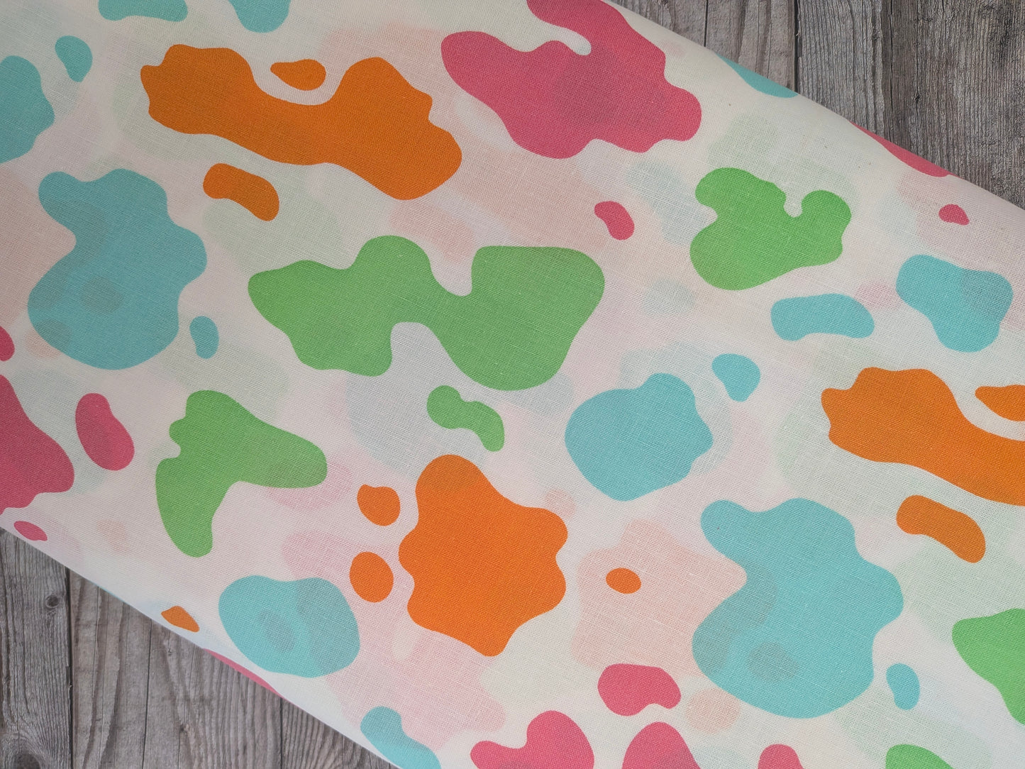 Colourful Cow Print Cotton