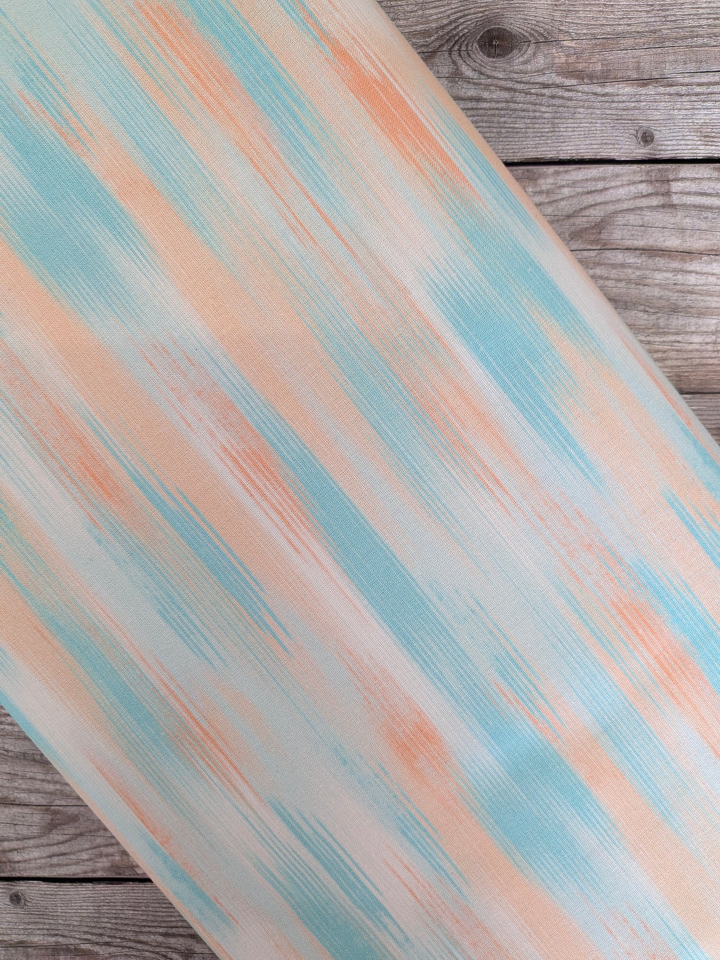 Funfetti Pastel Blurred Stripes Cotton