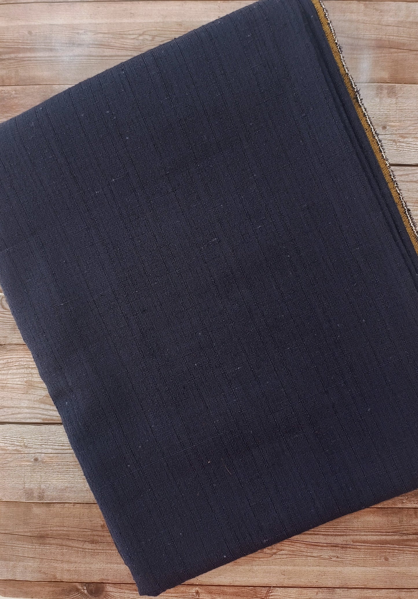 Navy Linen Blend