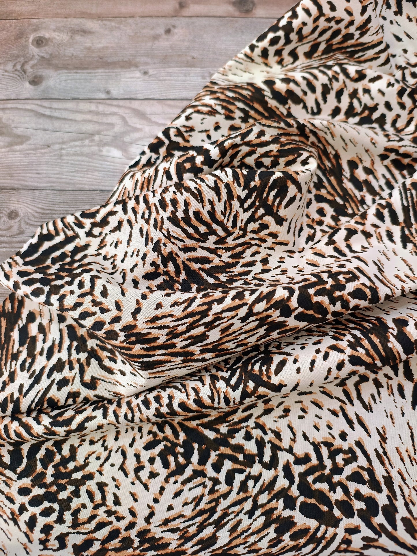 Animal Print Cotton Poplin