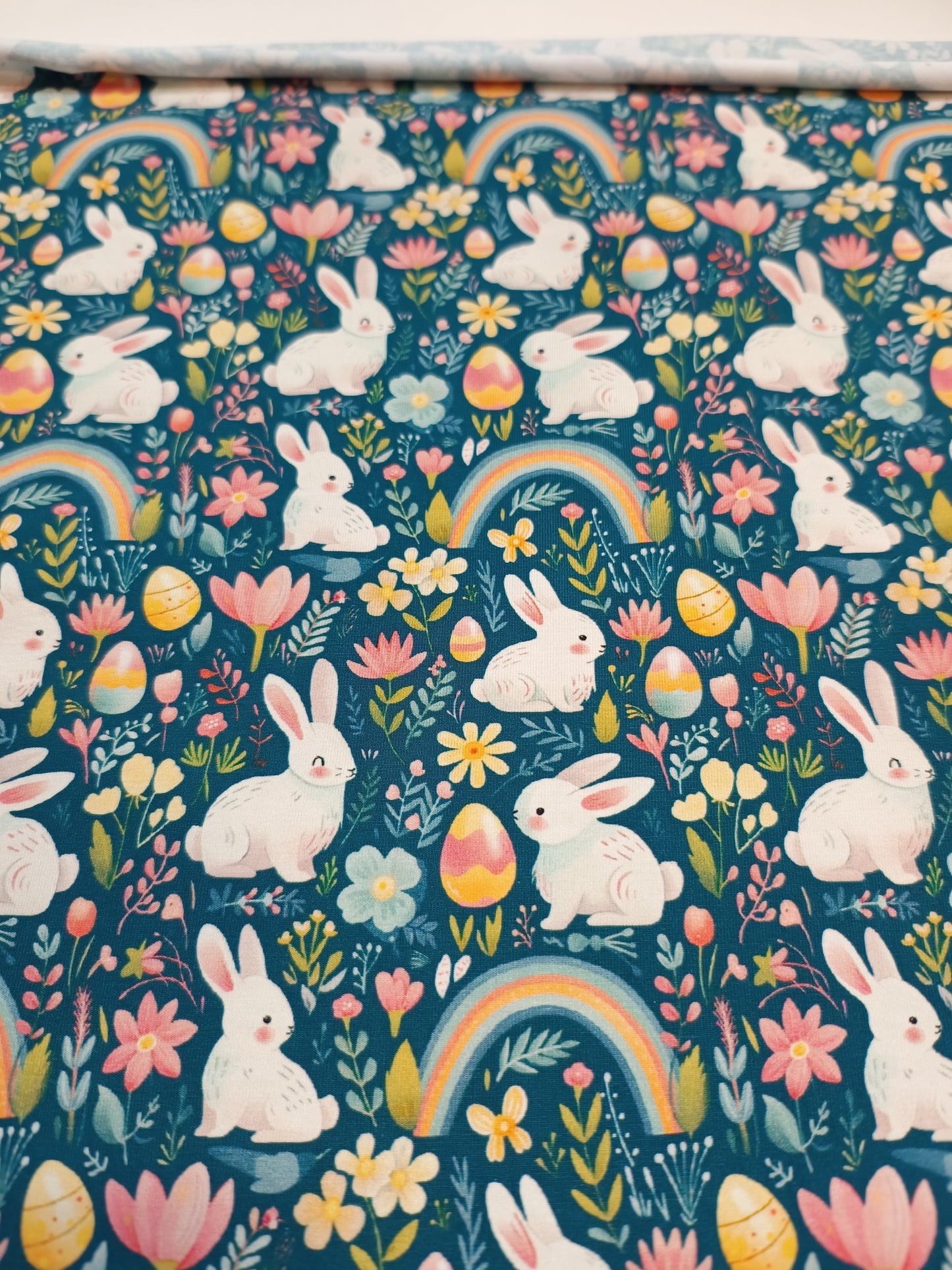 Rabbits & Rainbows Cotton Jersey