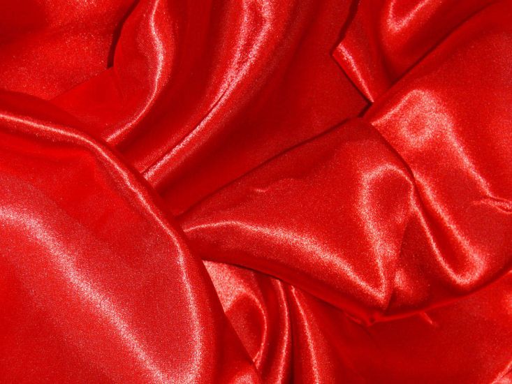Red Silky Satin
