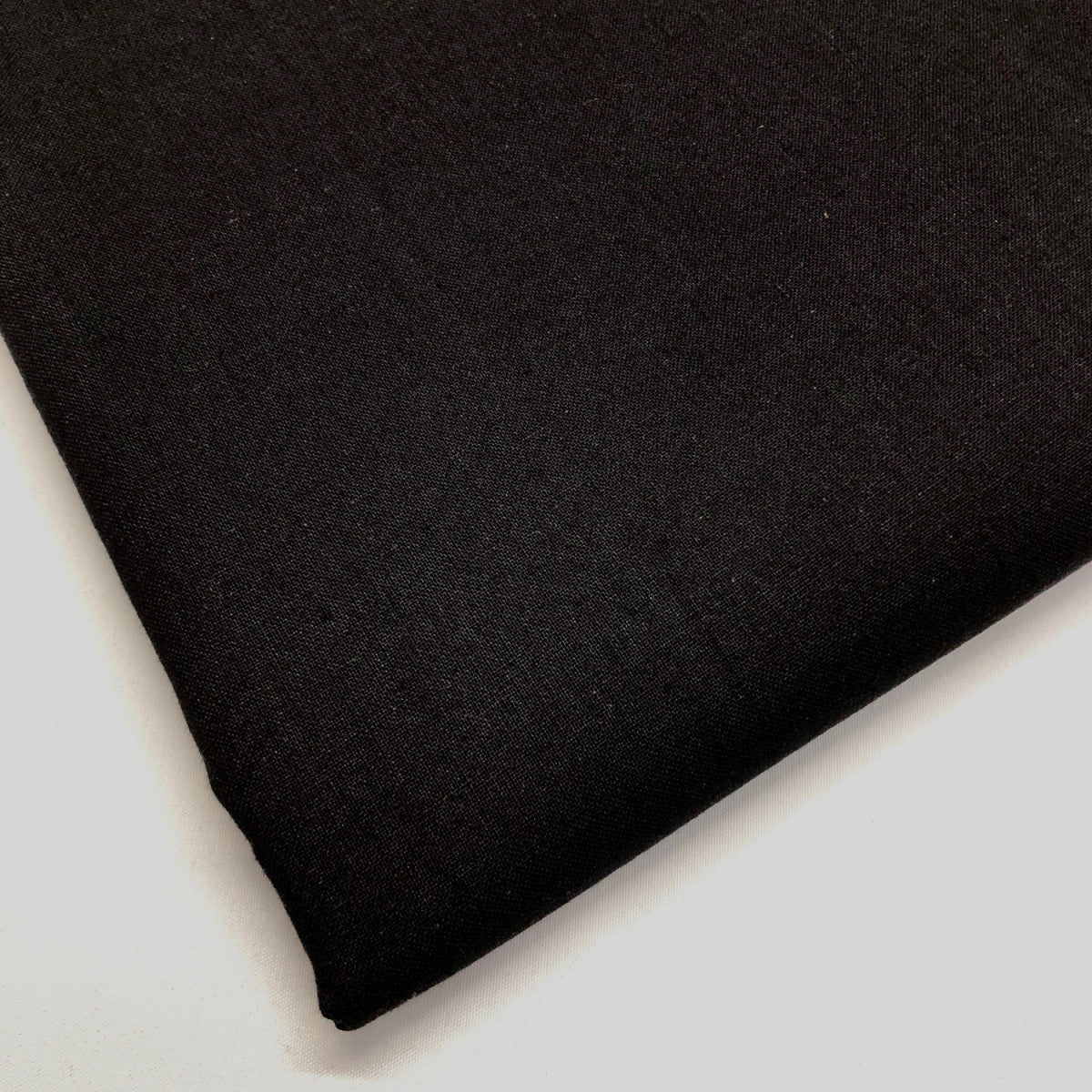 Plain Black Cotton