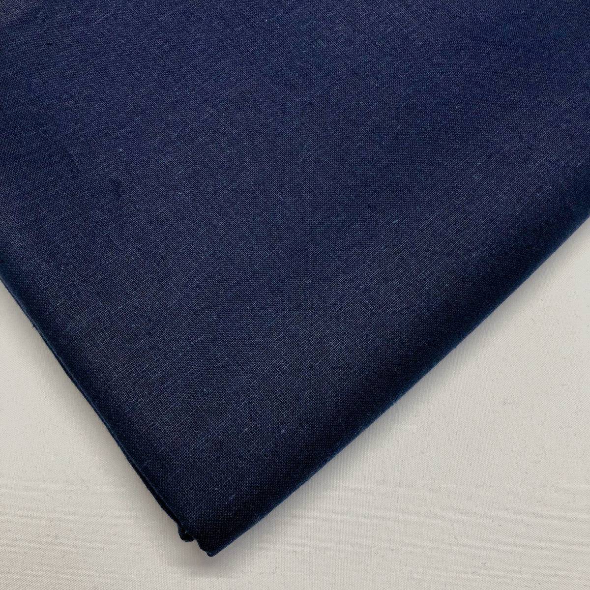 Plain Navy Cotton