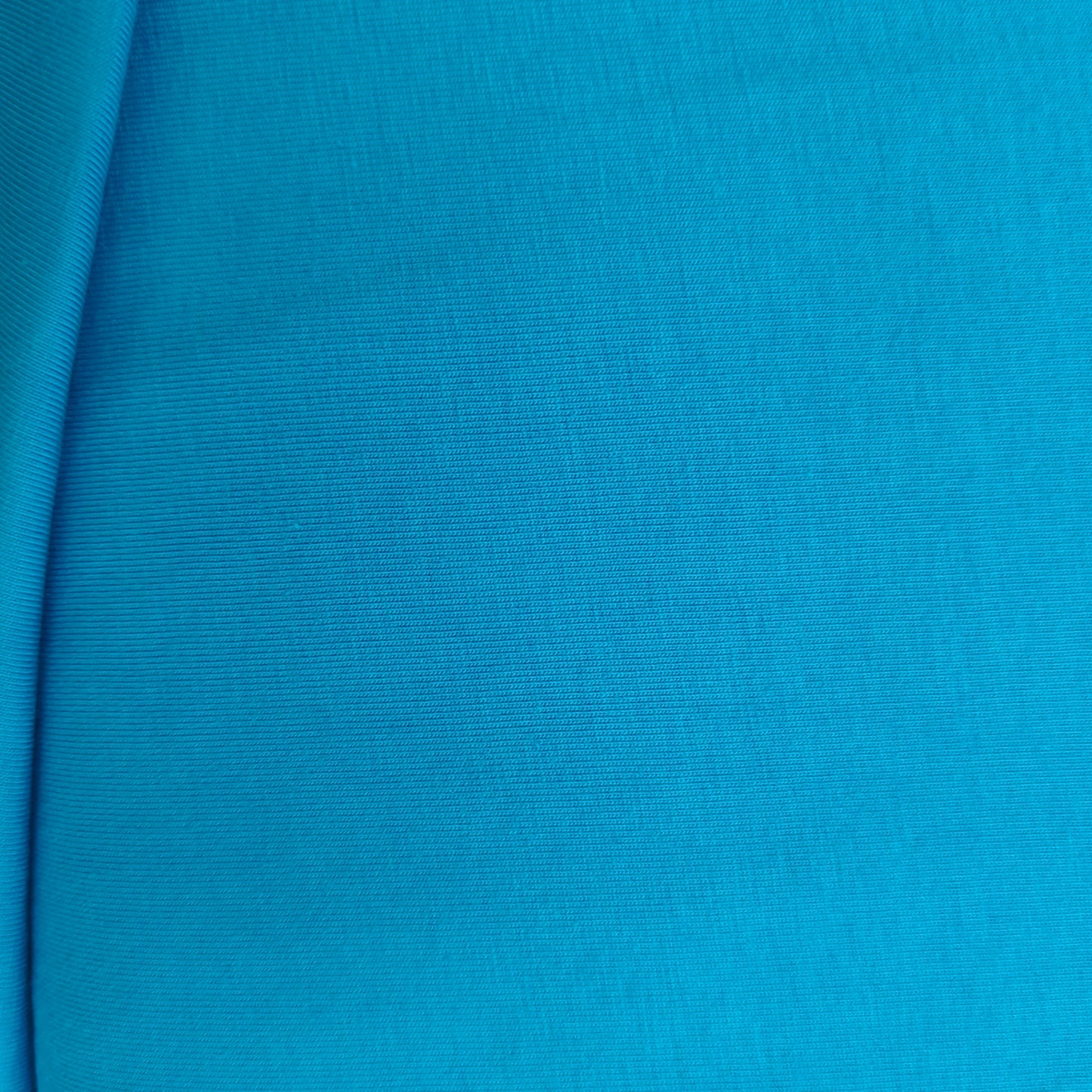 Plain Peacock Blue Cotton Jersey