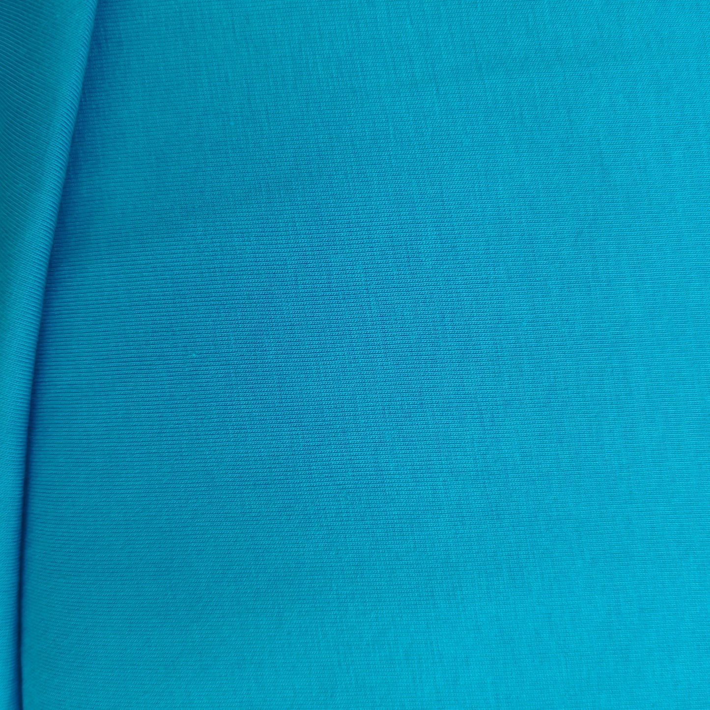 Plain Peacock Blue Cotton Jersey