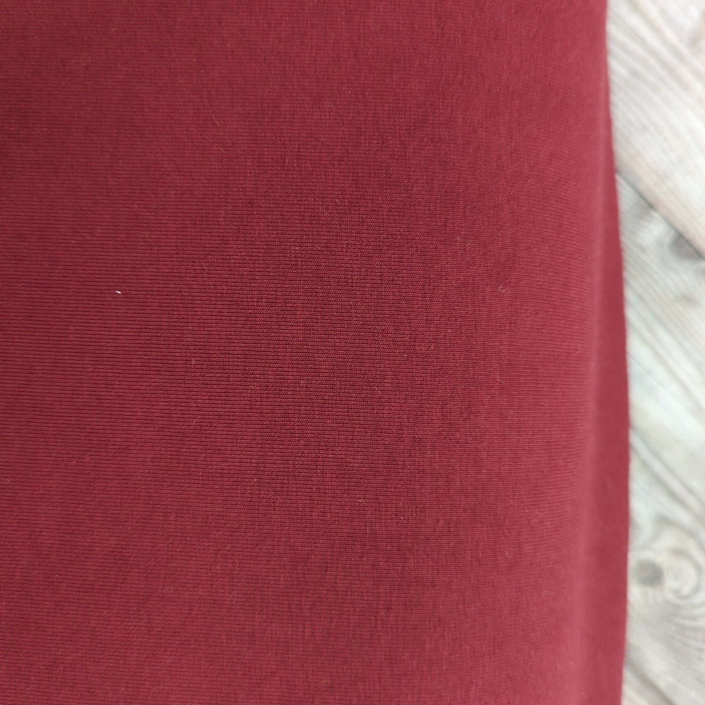 Plain Wine Cotton Jersey