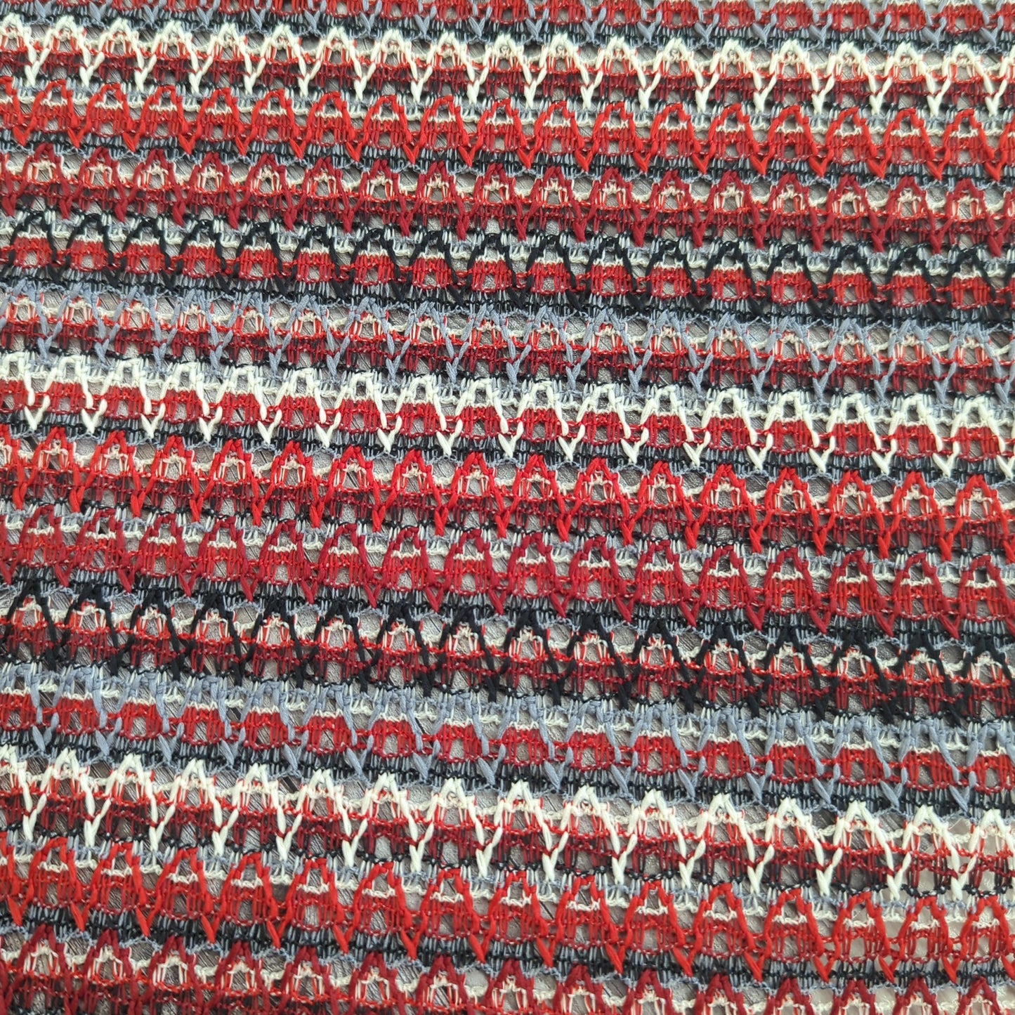 Lace knit strip