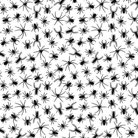 Black Spider Polycotton