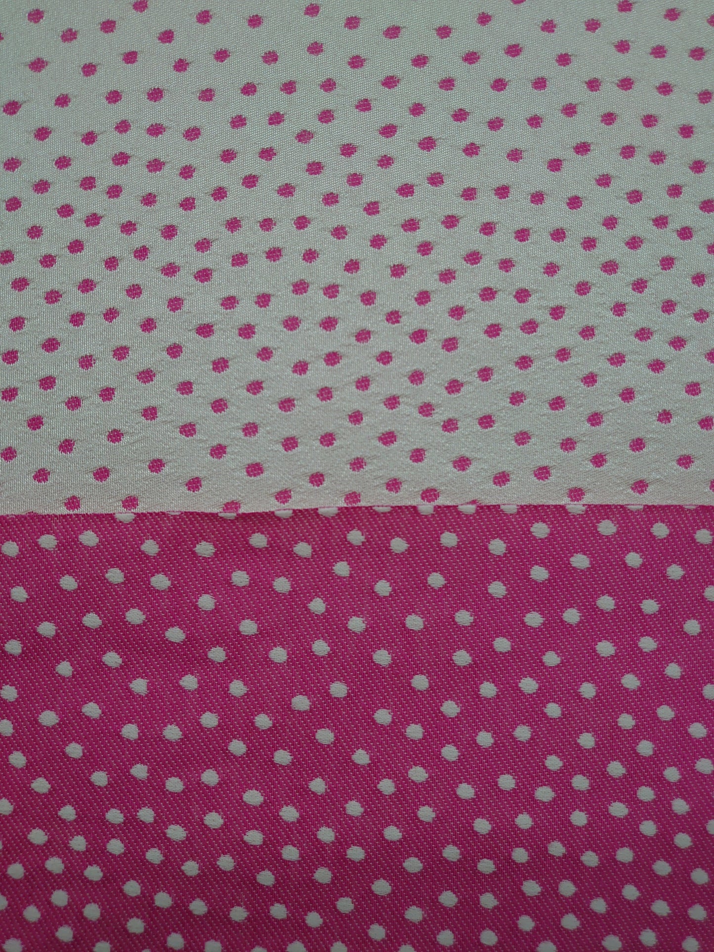 Pink & White Spot Reversible Canvas 92cm