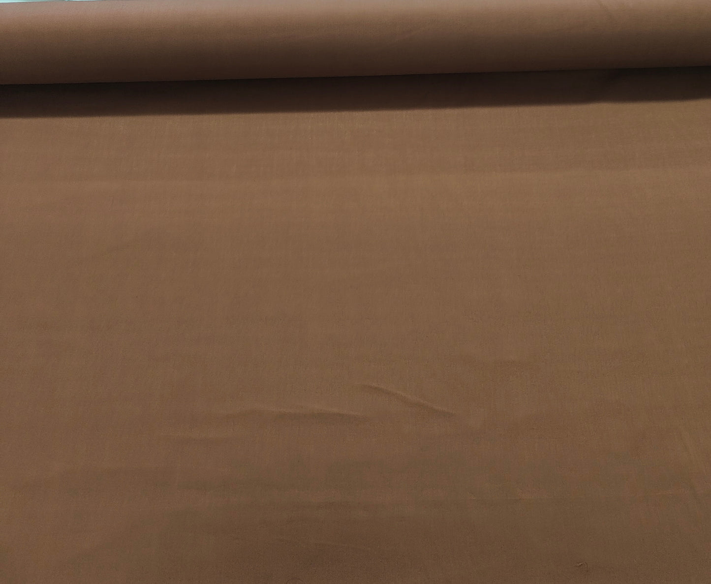 Chestnut Brown Plain Polycotton
