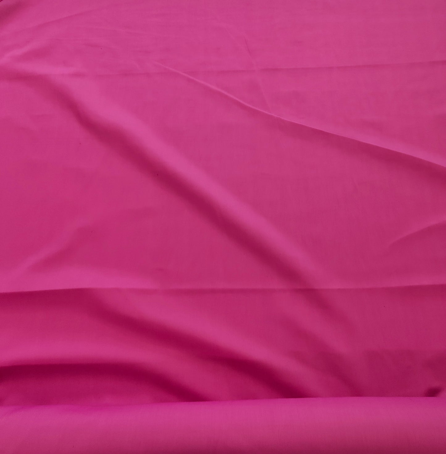 Cerise Plain Polycotton