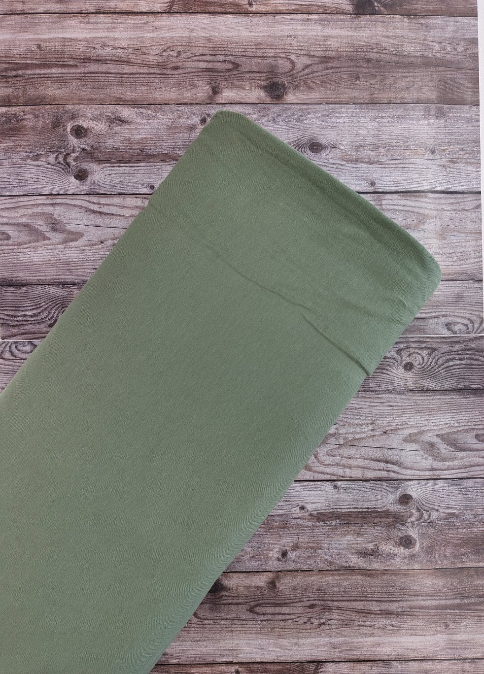 Plain Khaki Cotton Jersey
