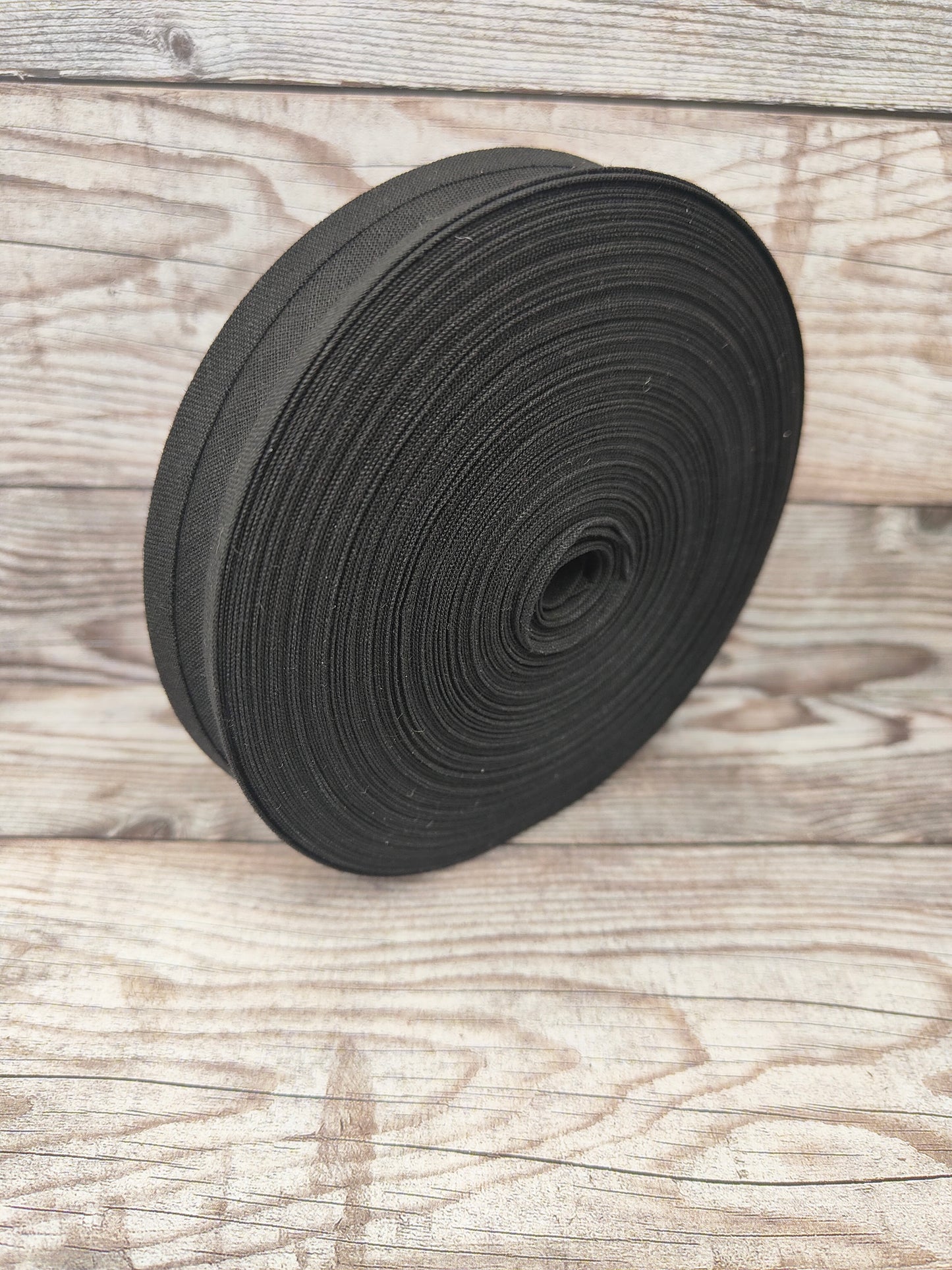 Black Cotton Bias Binding