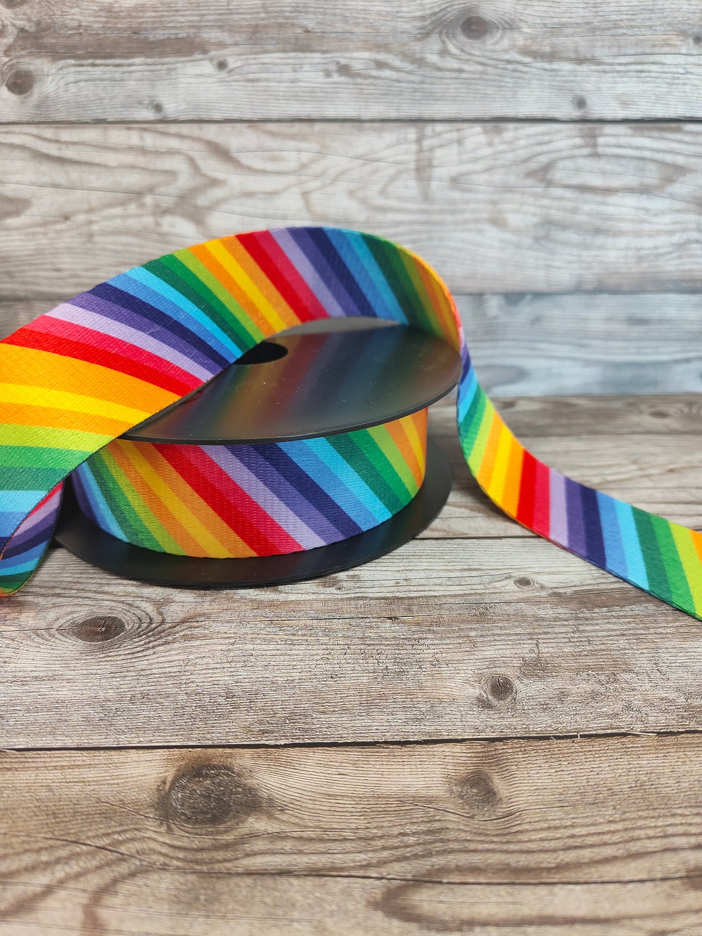 Rainbow Printed 38mm Webbing Strap