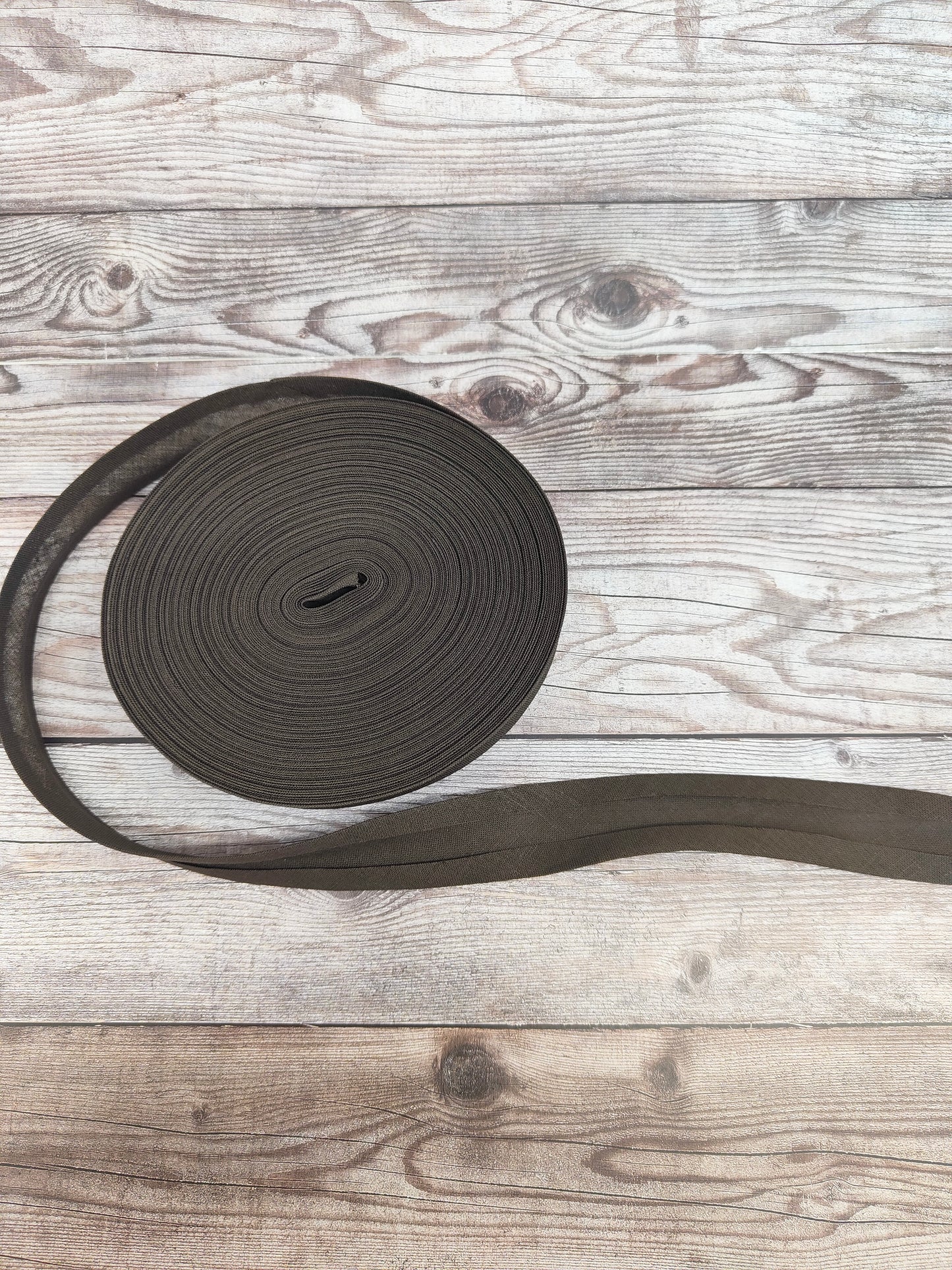 Dark Brown Cotton Bias Binding