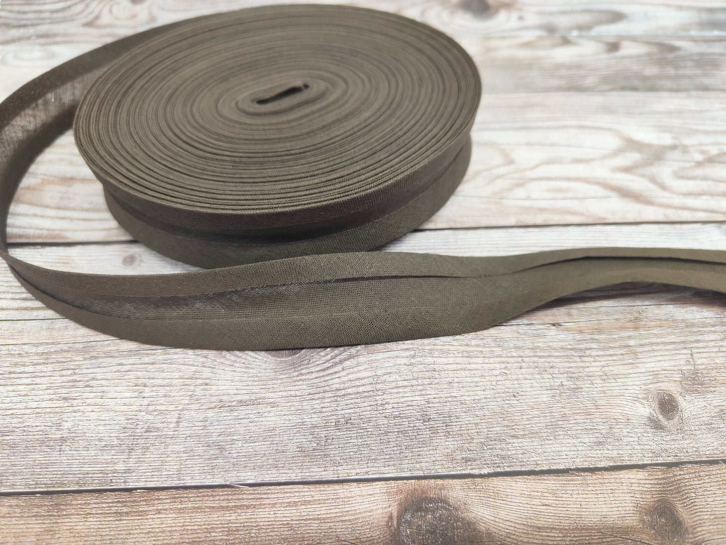 Dark Brown Cotton Bias Binding