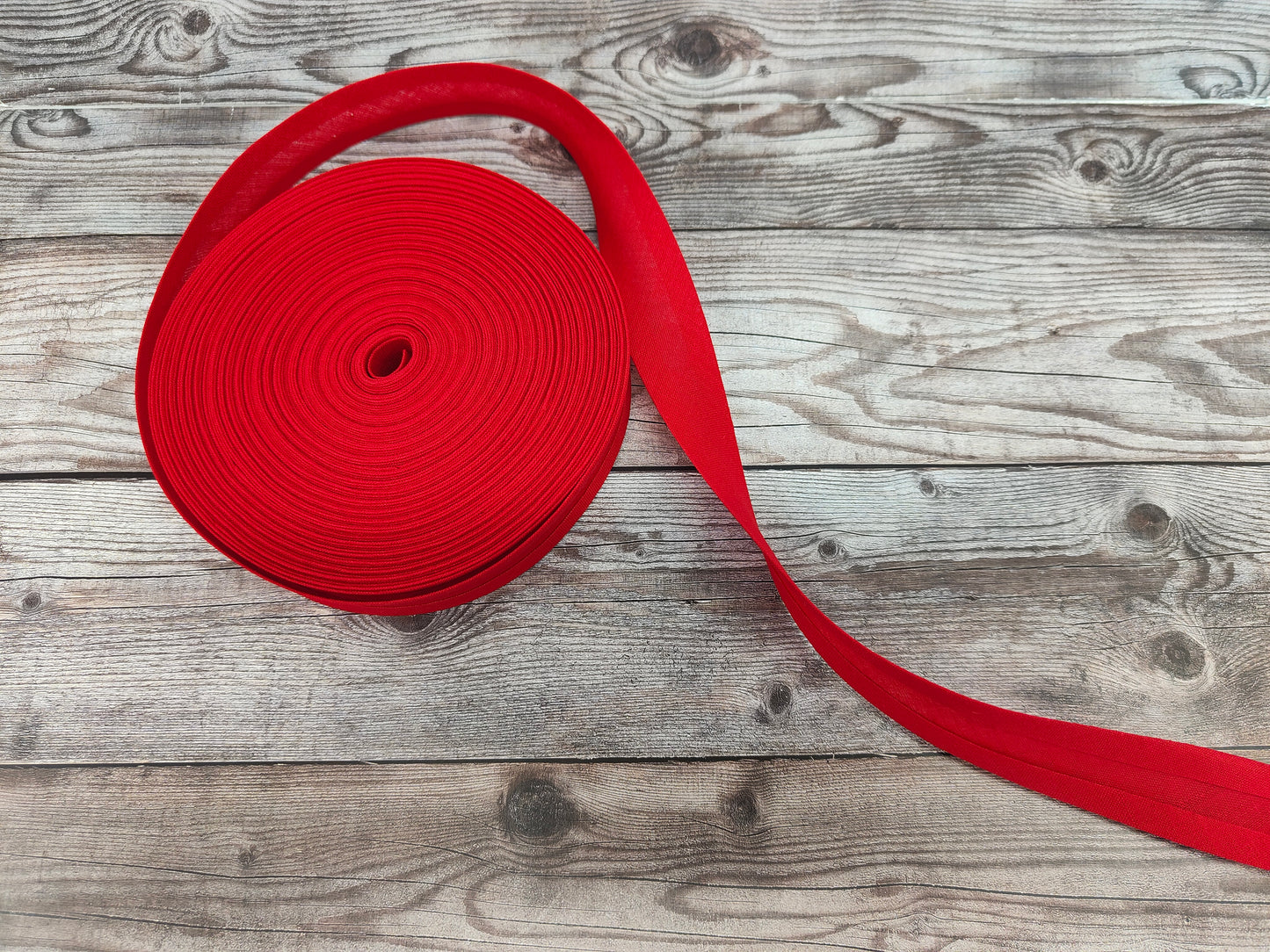 Red Cotton Bias Binding