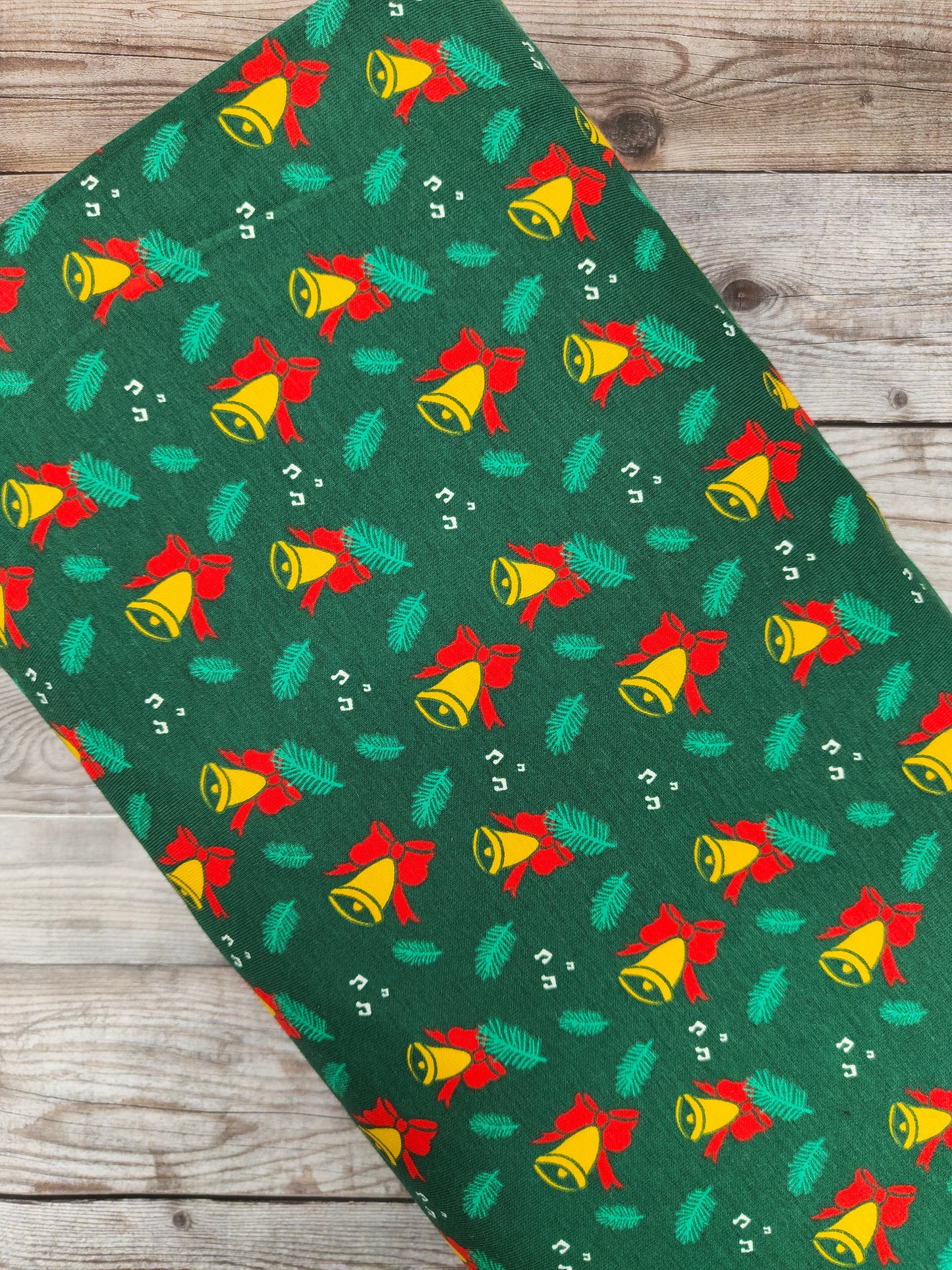 Christmas Bells Cotton Jersey