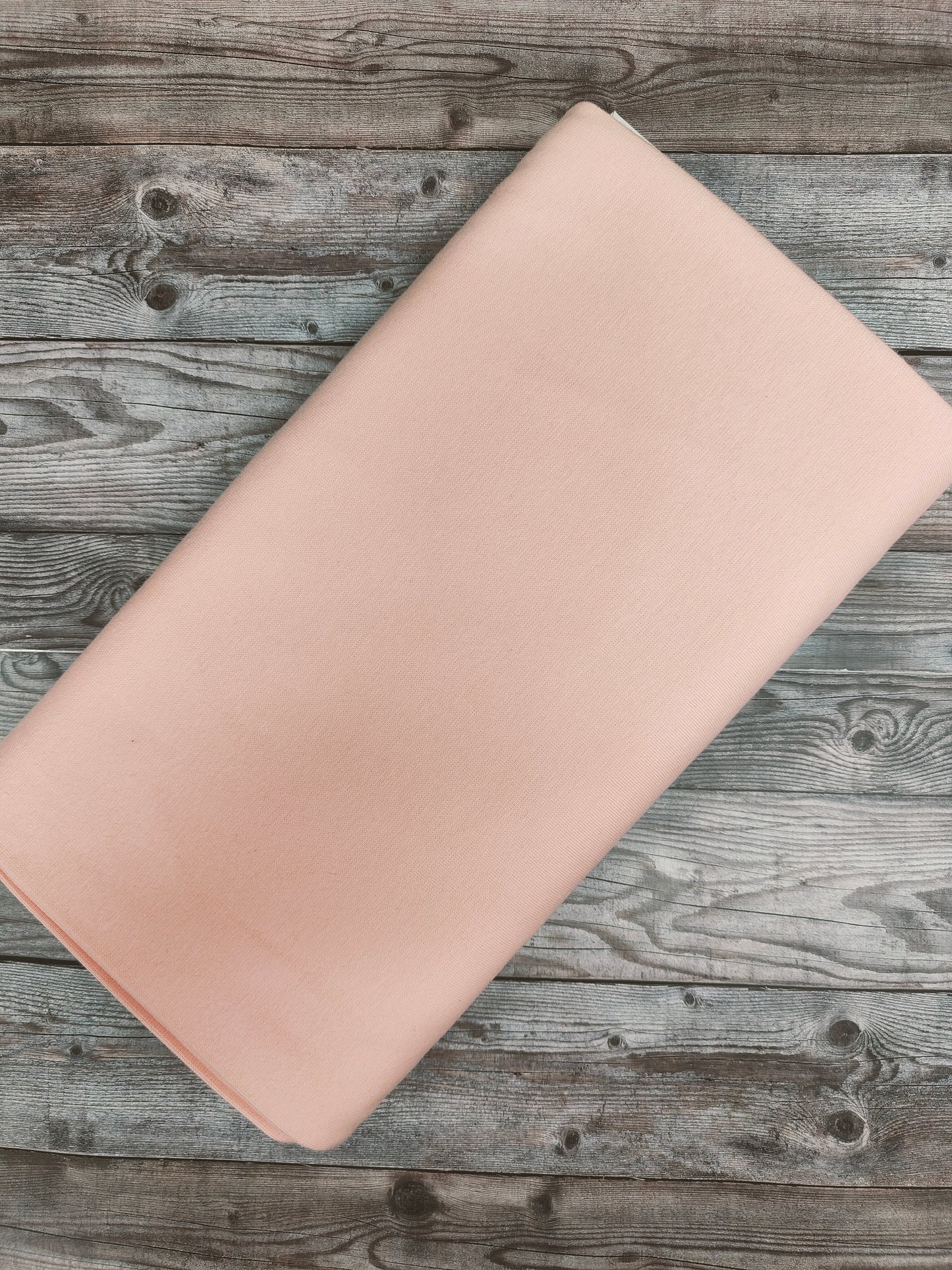 GOTS Soft Peach Tubular Cotton Ribbing Jersey