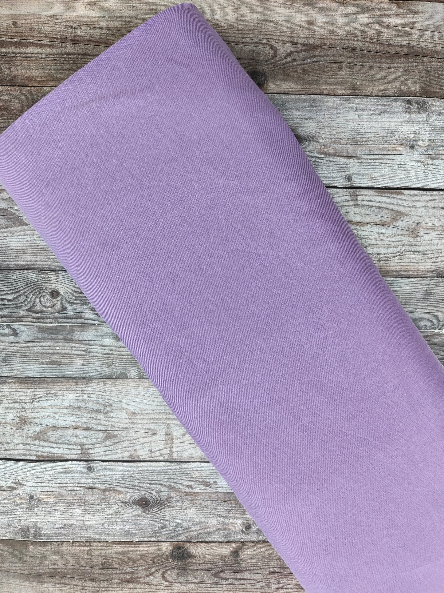 Plain Lavender Purple Cotton Jersey
