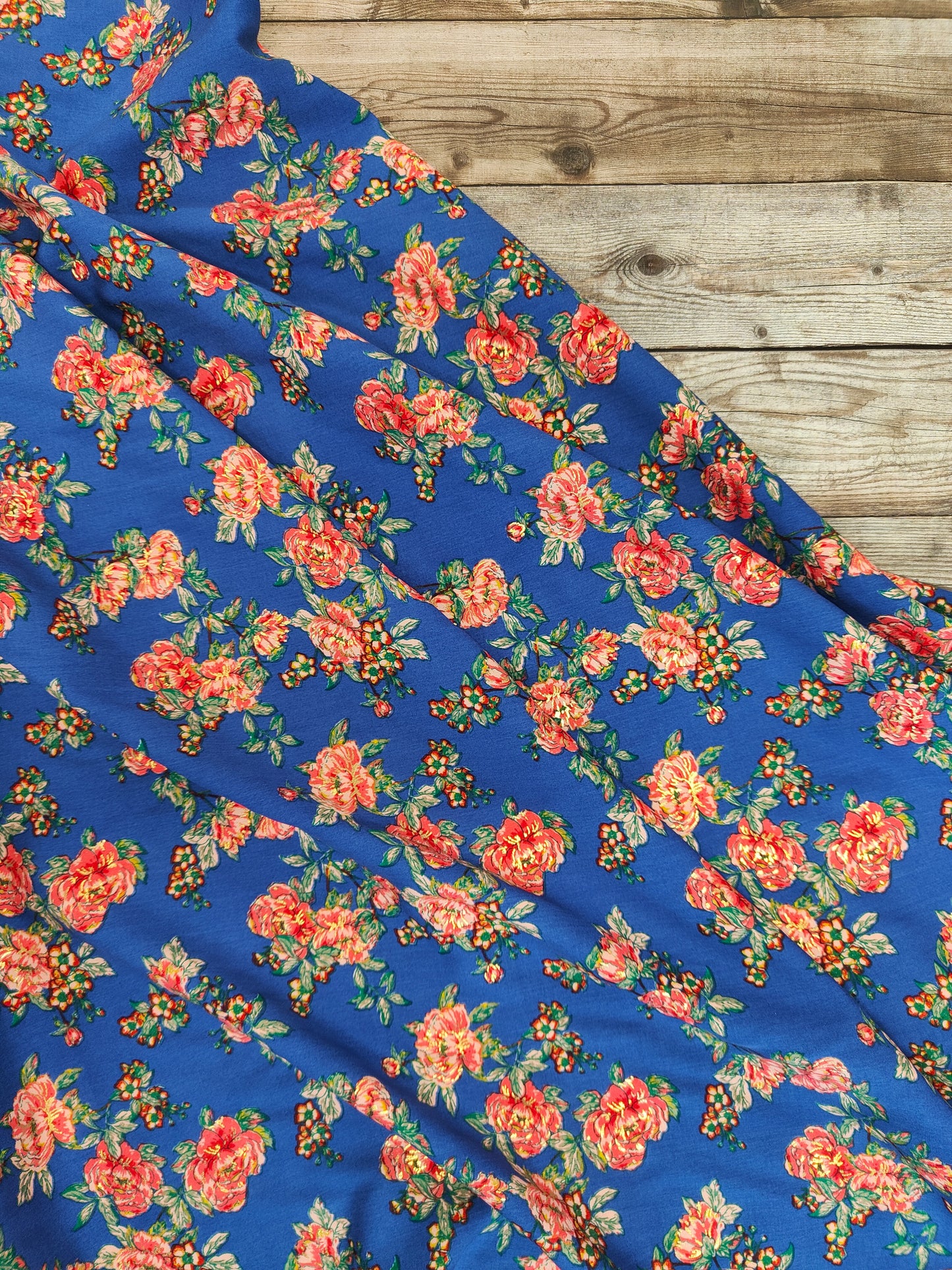 Foil Floral Viscose