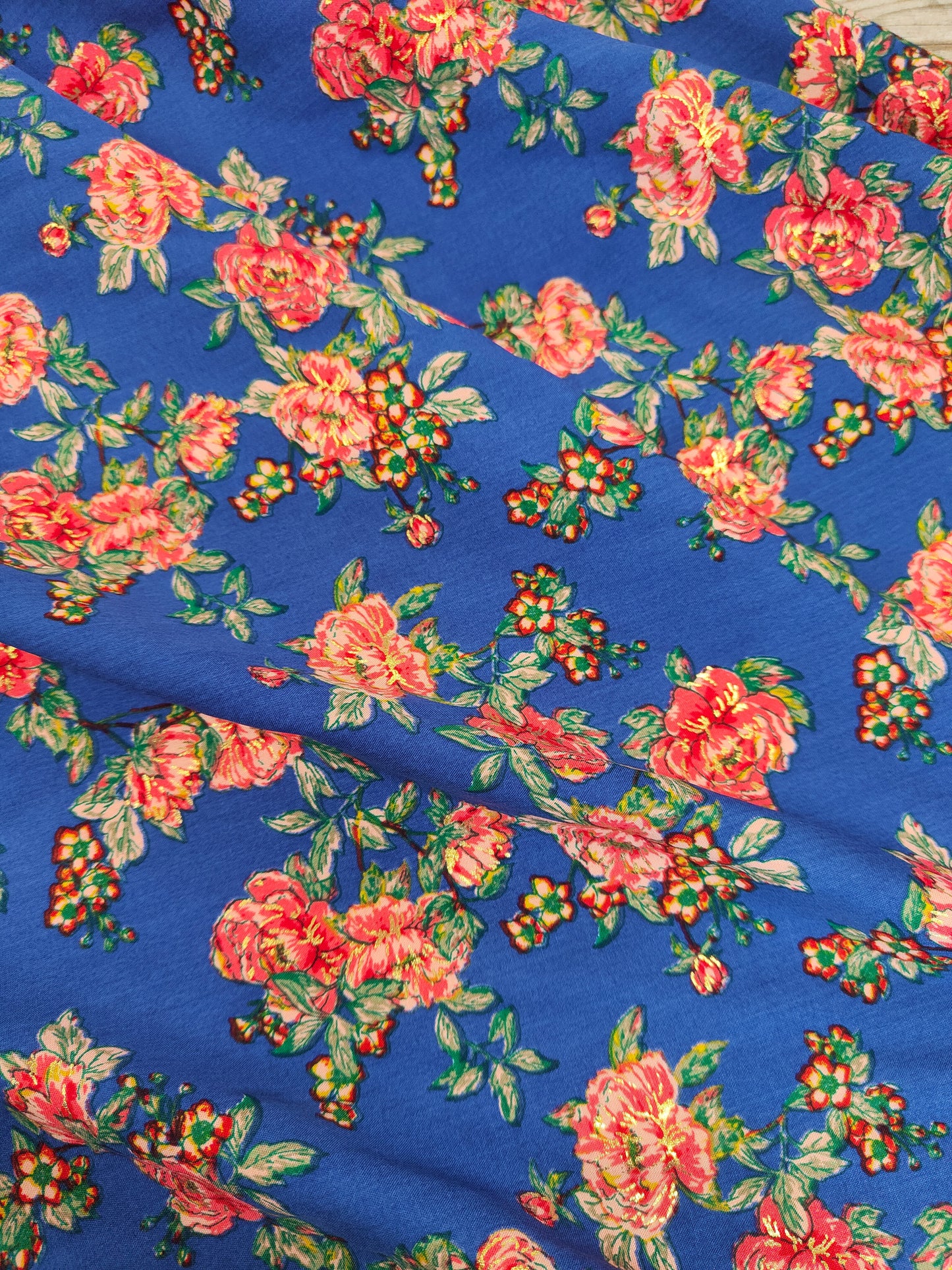 Foil Floral Viscose