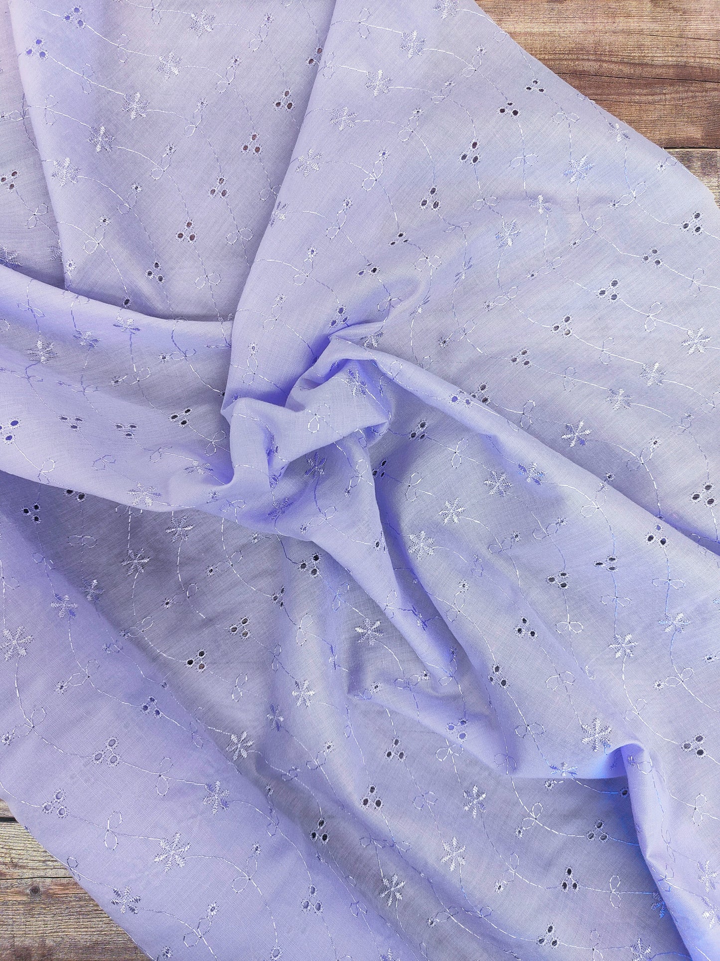 Lilac Embroidered Anglaise