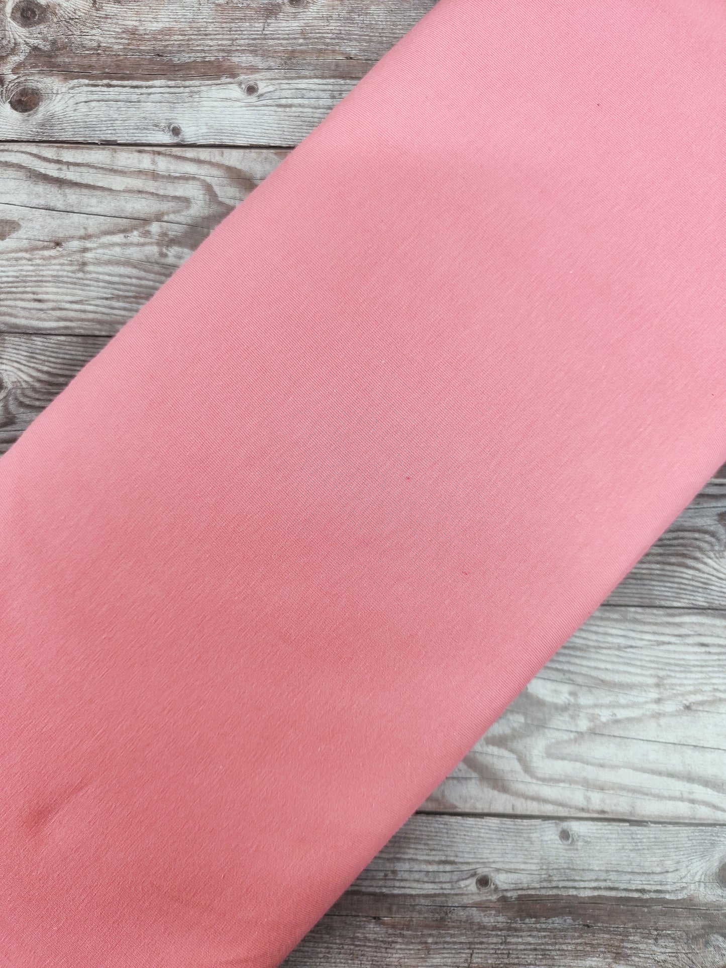Plain Rose Pink Cotton Jersey