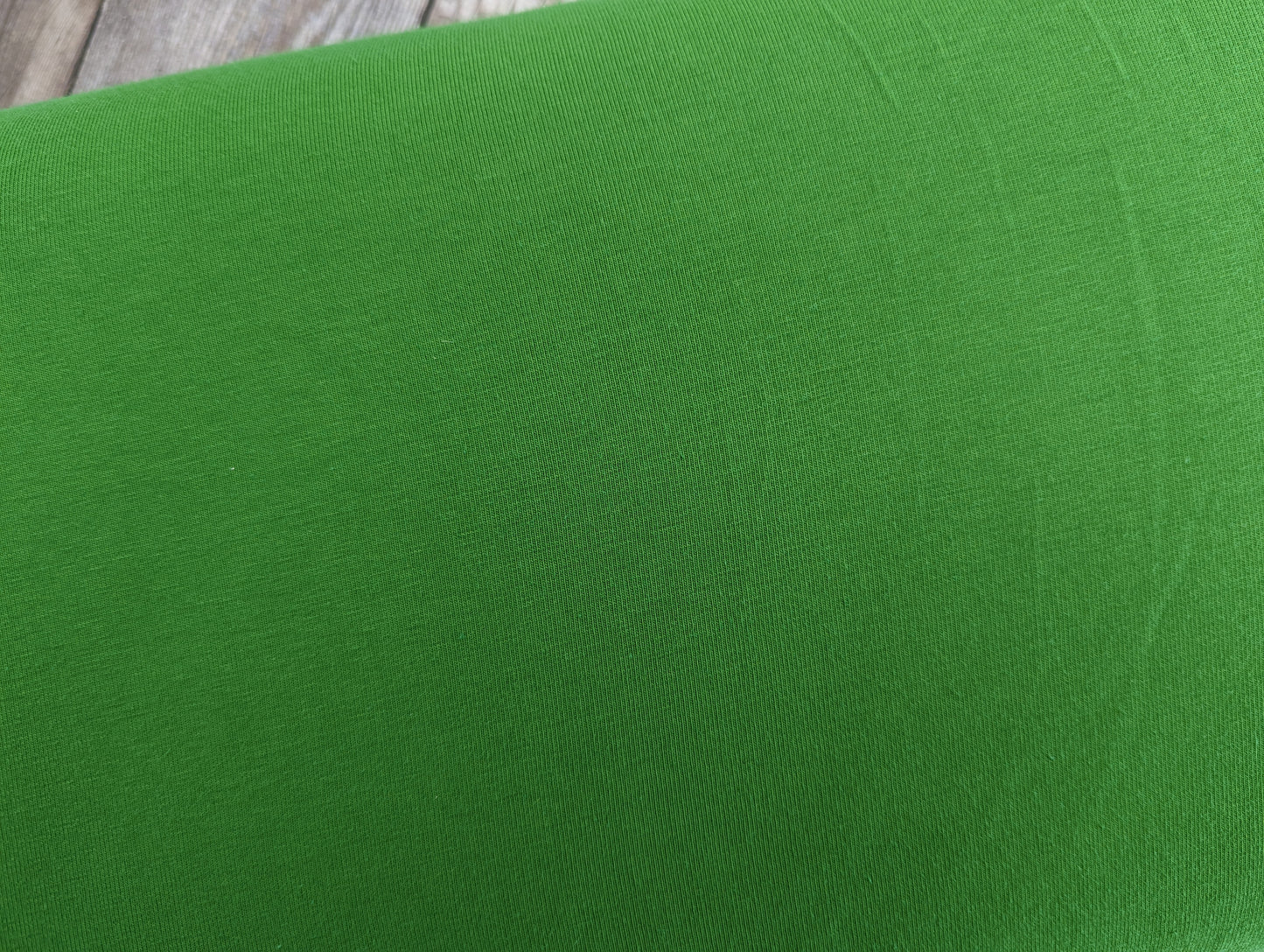 Plain Dark Green Cotton Jersey