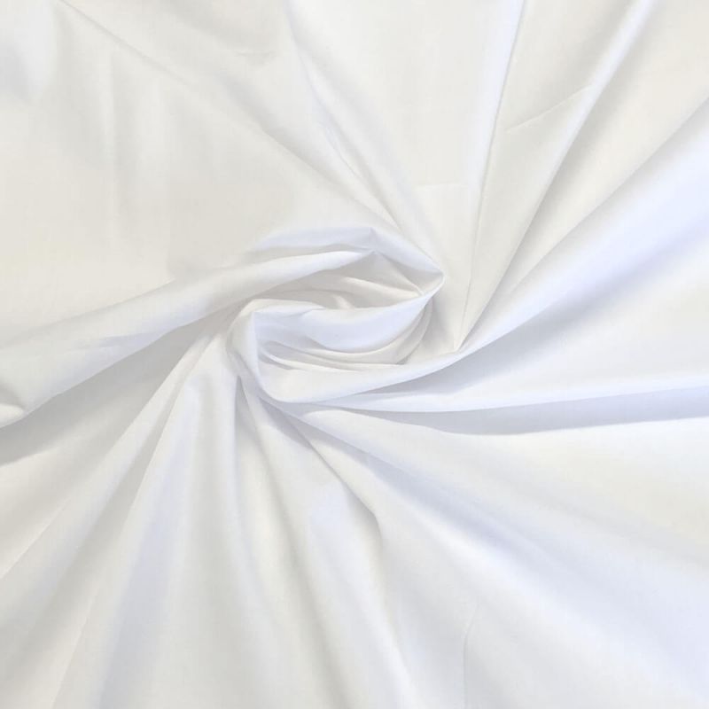 White Plain Polycotton