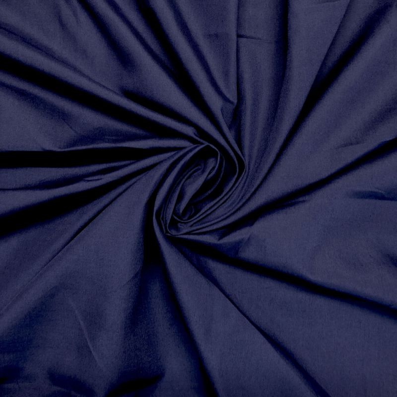 Plain Polycotton Navy