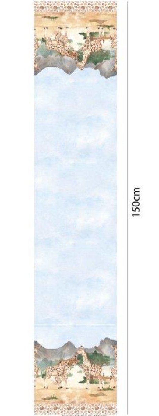 Giraffe Double Border Cotton Jersey